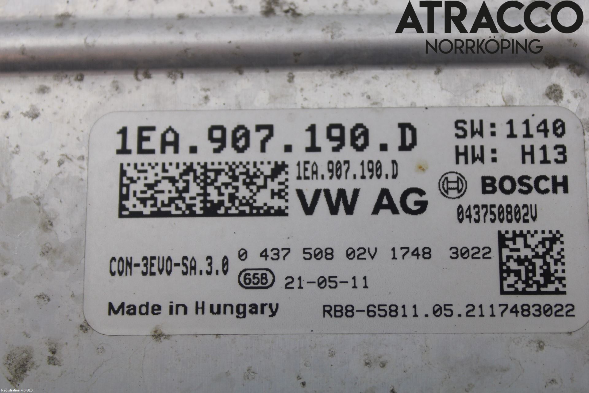 Audi Q4 E-TRON FZ 22- Dc-Cd Omformer Hybrid