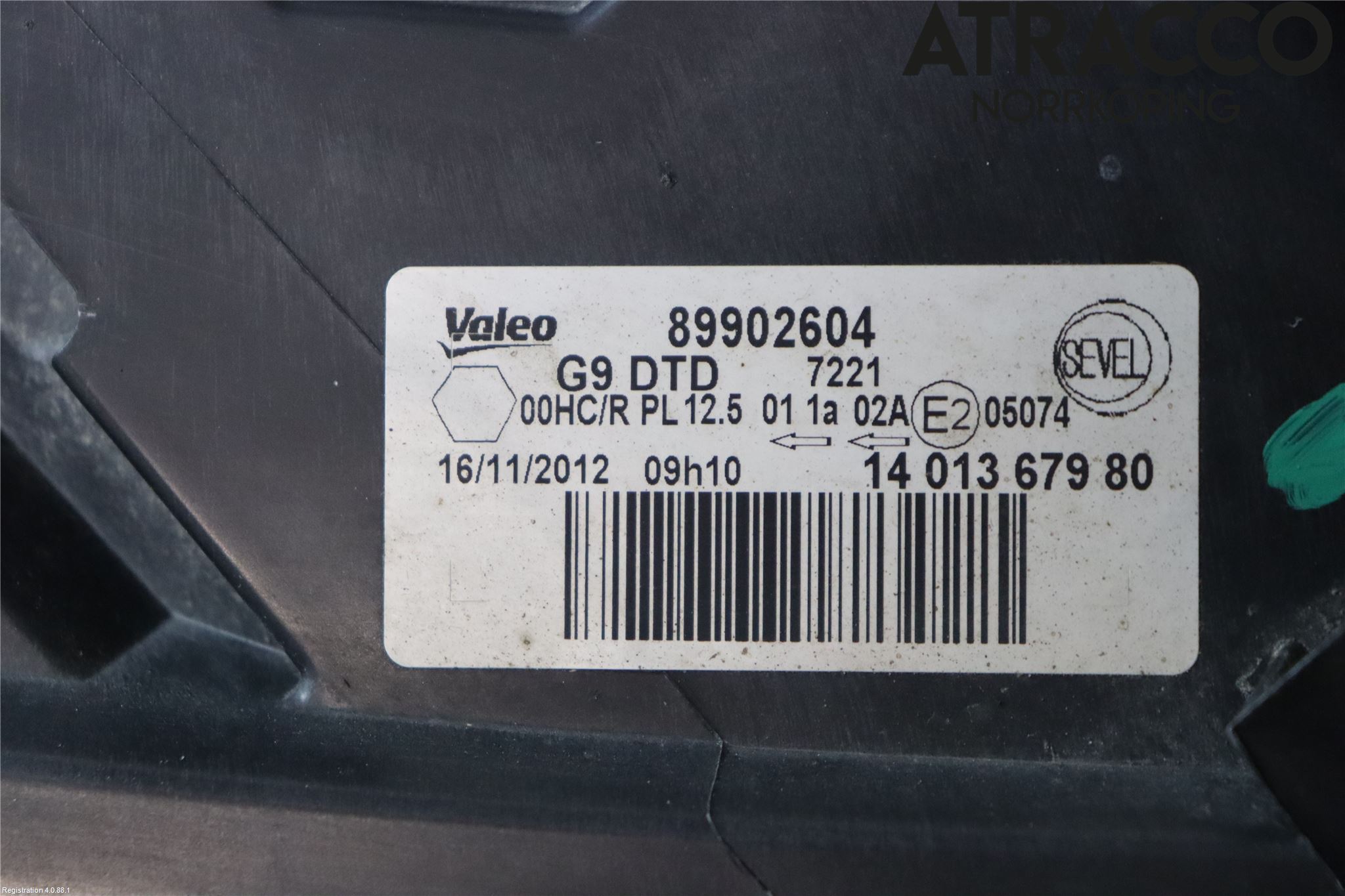 Peugeot EXPERT 07-14 Frontlykt Høyre