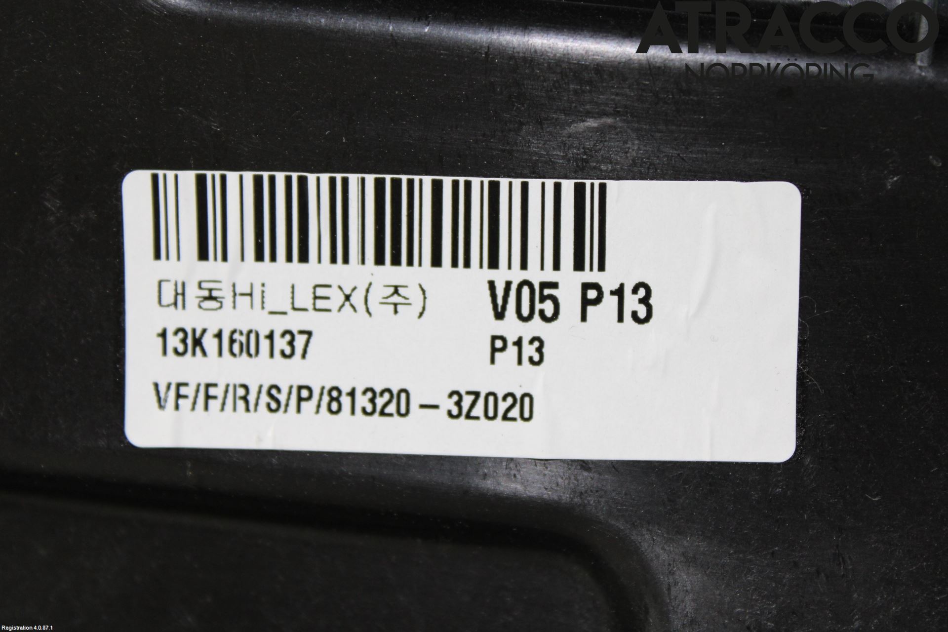 Hyundai i40 08-15 Vindusheis El Komp