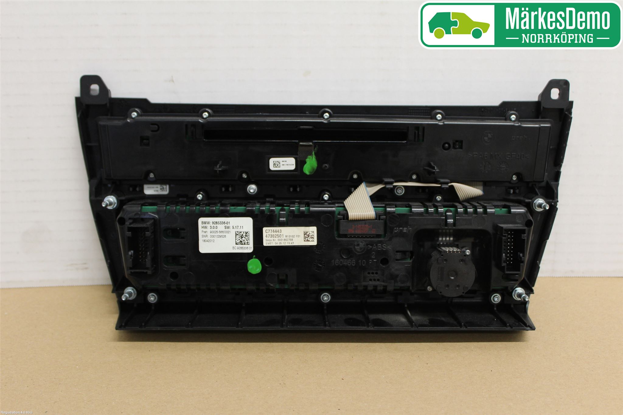 BMW 5 F10/F11/F18 09-17 Varmeapparat Panel(Regulering)