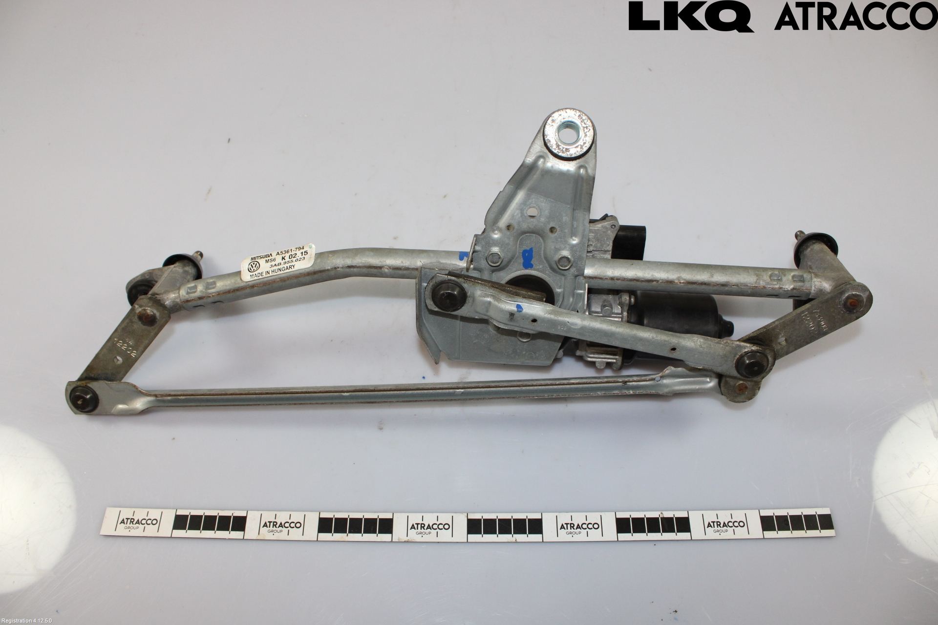 Volkswagen VW PASSAT 11-14 Viskeroverføring Frontrute