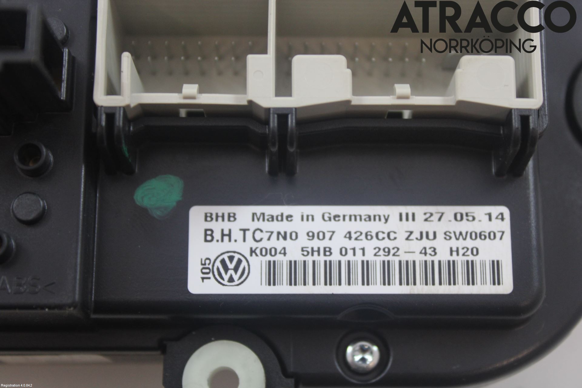 Volkswagen VW CADDY 11-15 Varmeapparat Panel(Regulering)