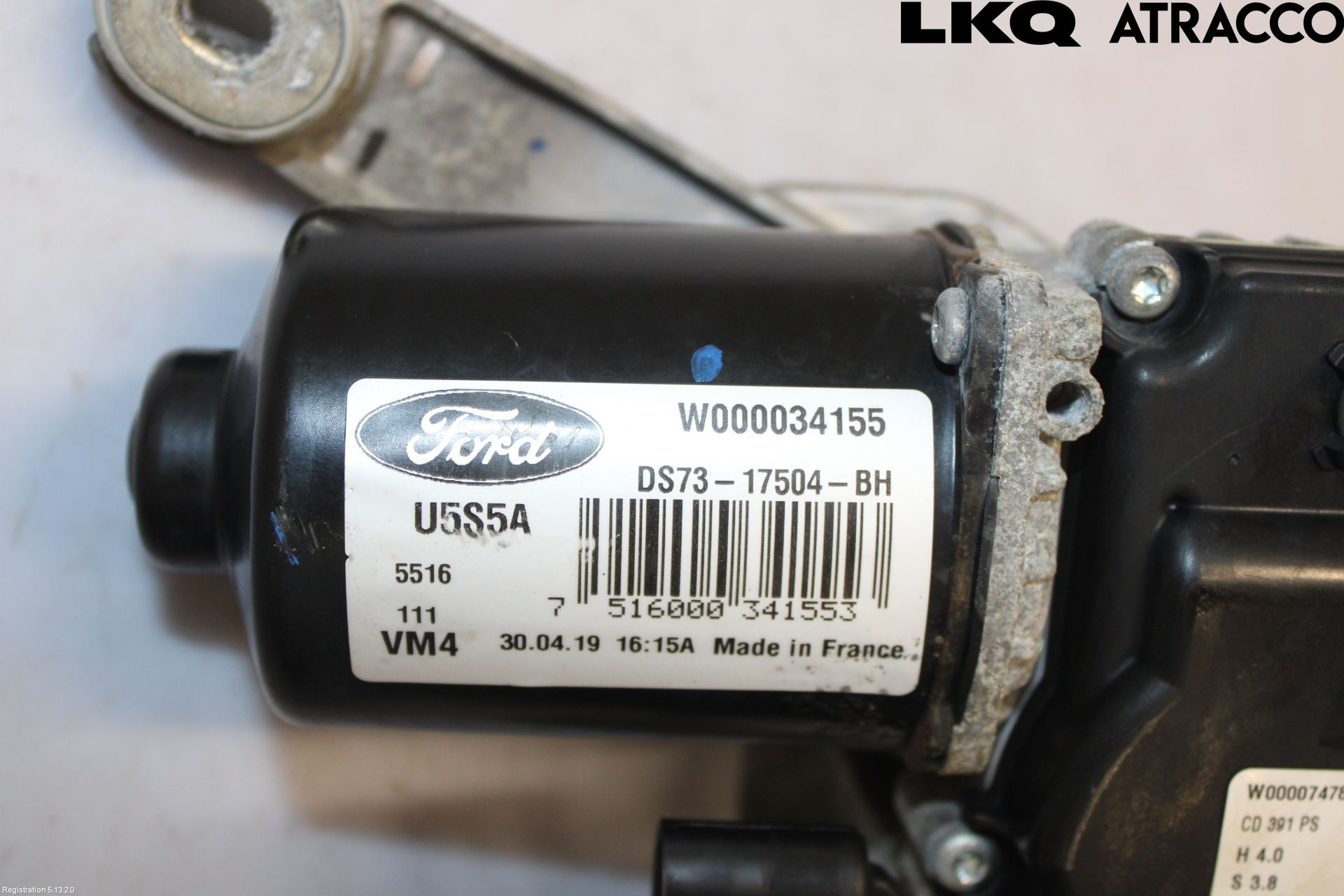 Ford MONDEO 15-22 Viskermotor Frontrute