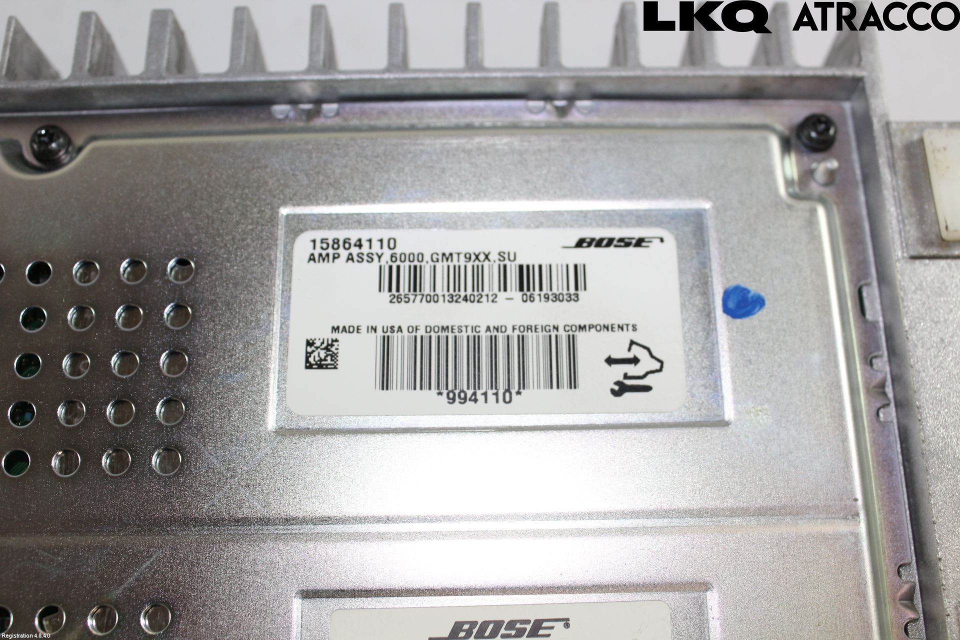 Cadillac ESCALADE Stereo Forsterker