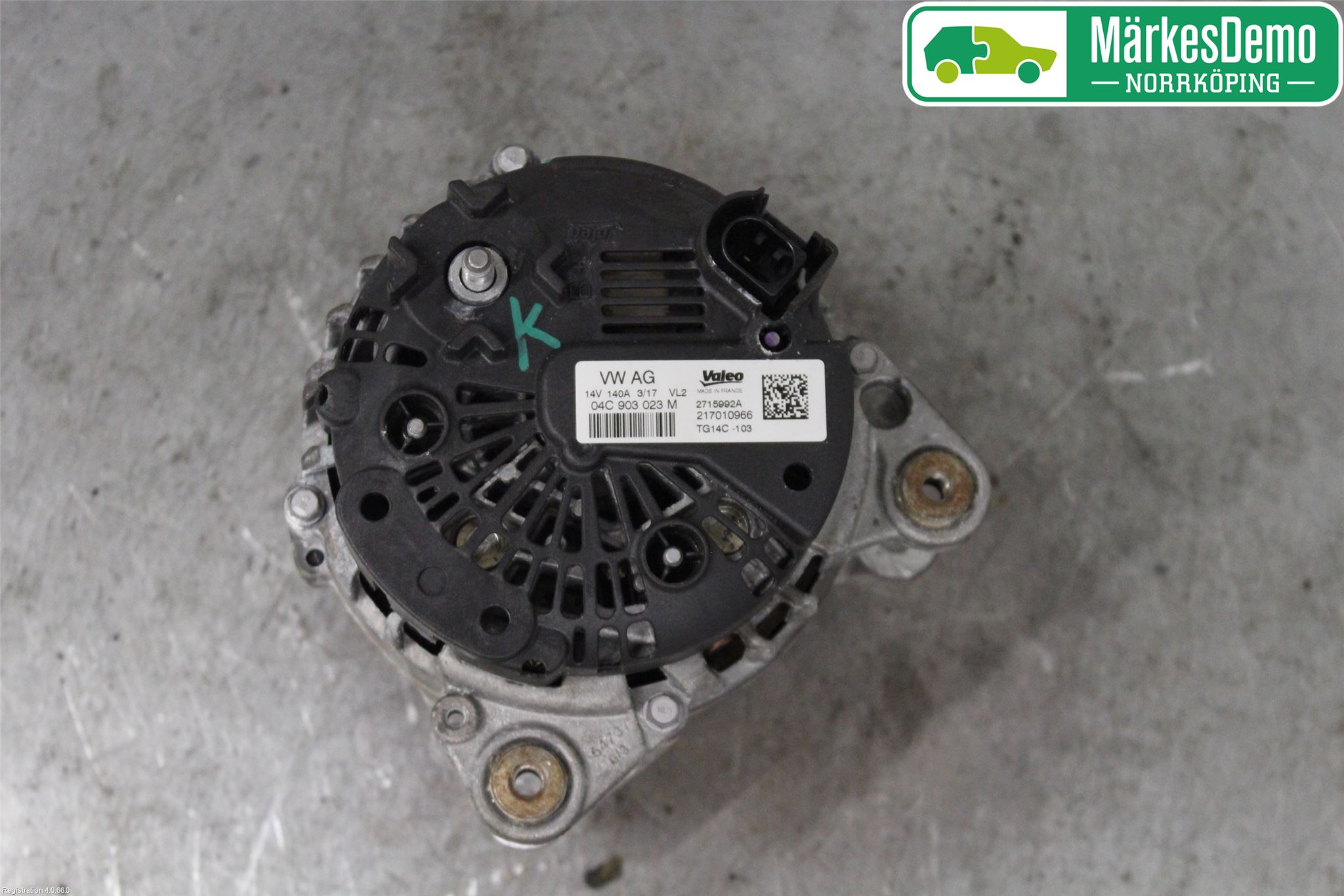 Volkswagen VW GOLF / E-GOLF VII 13-20 Dynamo