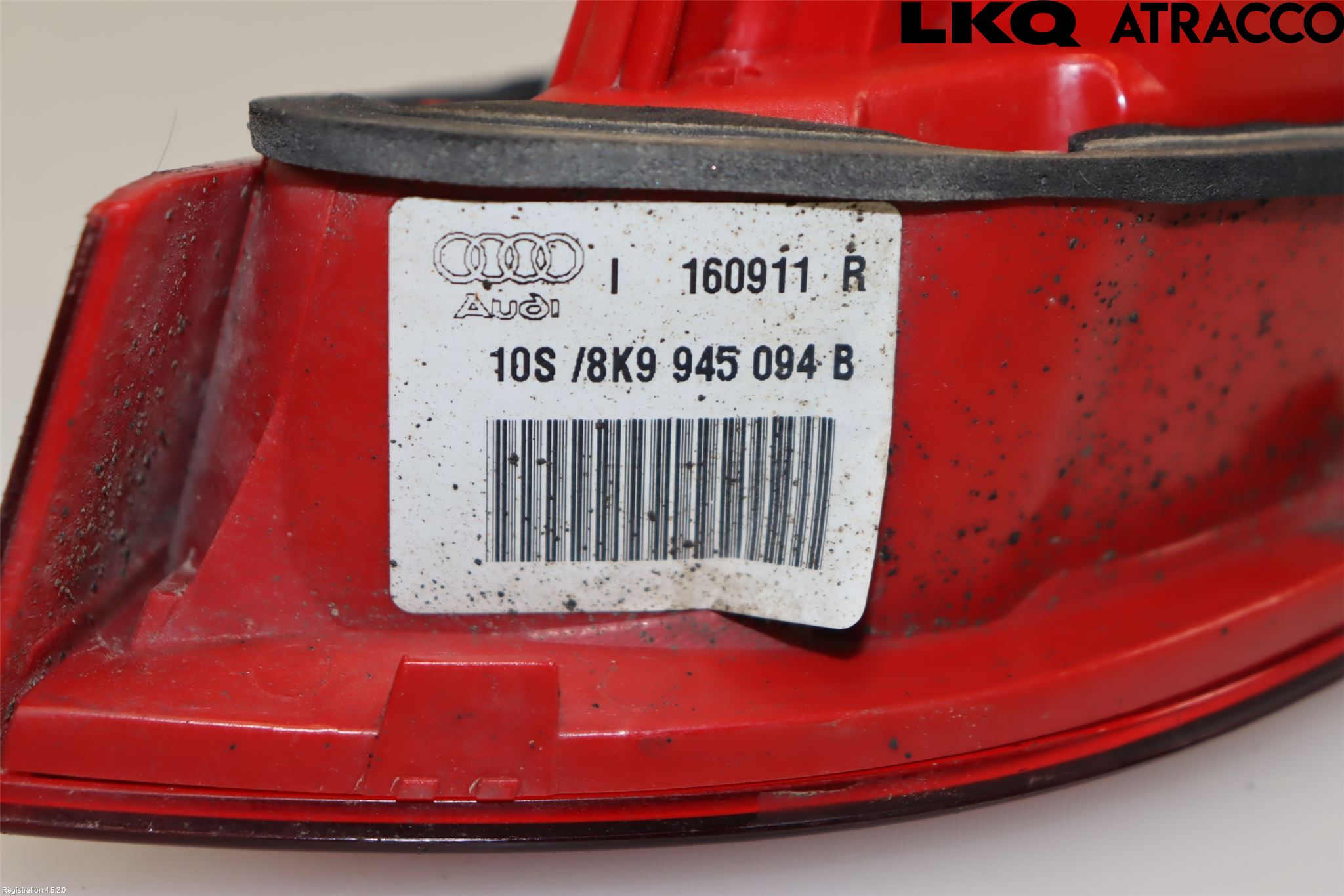 Audi A4/S4 08-11 Baklykt Høyre  På Luke(Indre)