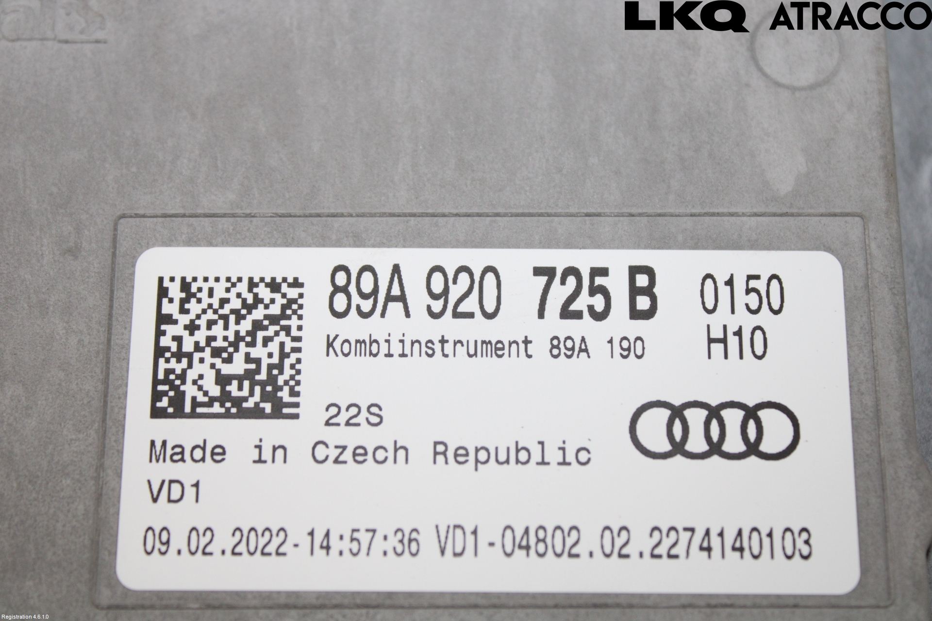 Audi Q4 E-TRON FZ 22- Instr Kombinert