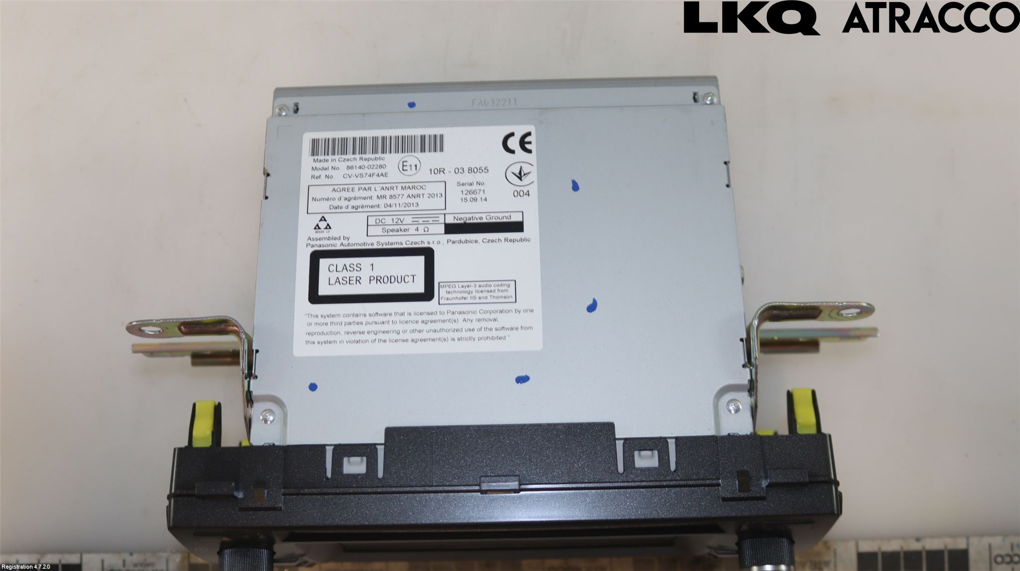 Toyota AURIS 13-19 Stereo Radio Med Cd