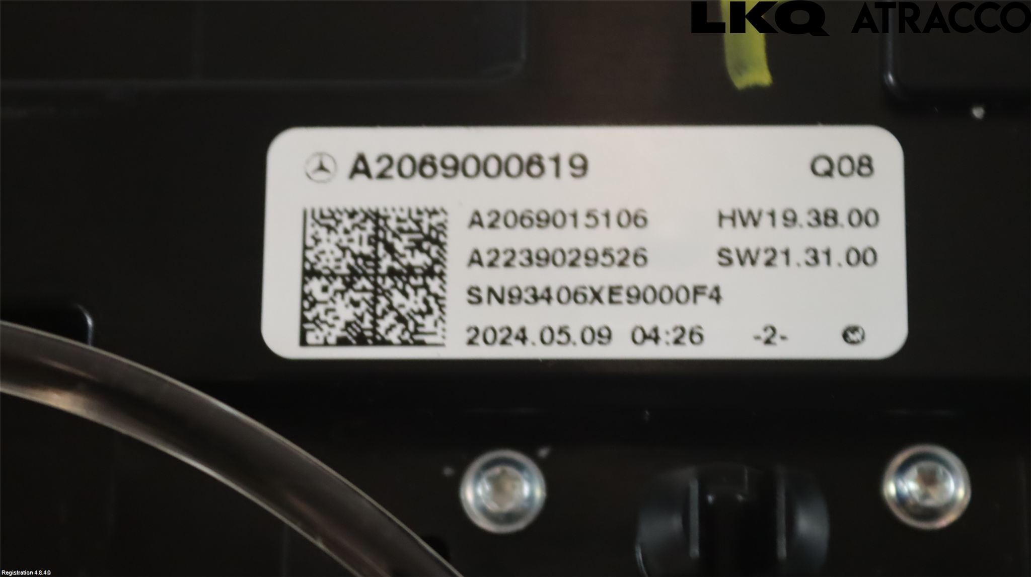 Mercedes-Benz MB EQE (V295) 22- Bryter Sete Regulering