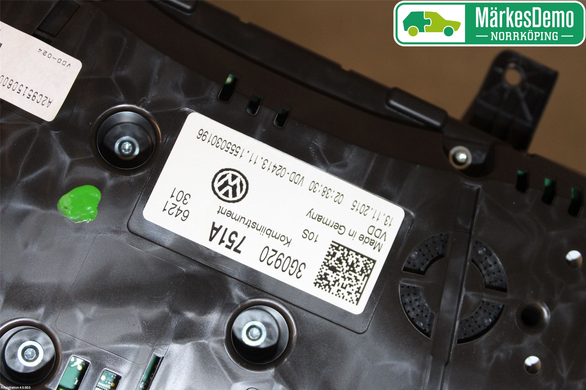 Volkswagen VW PASSAT 15-19 Instr Kombinert