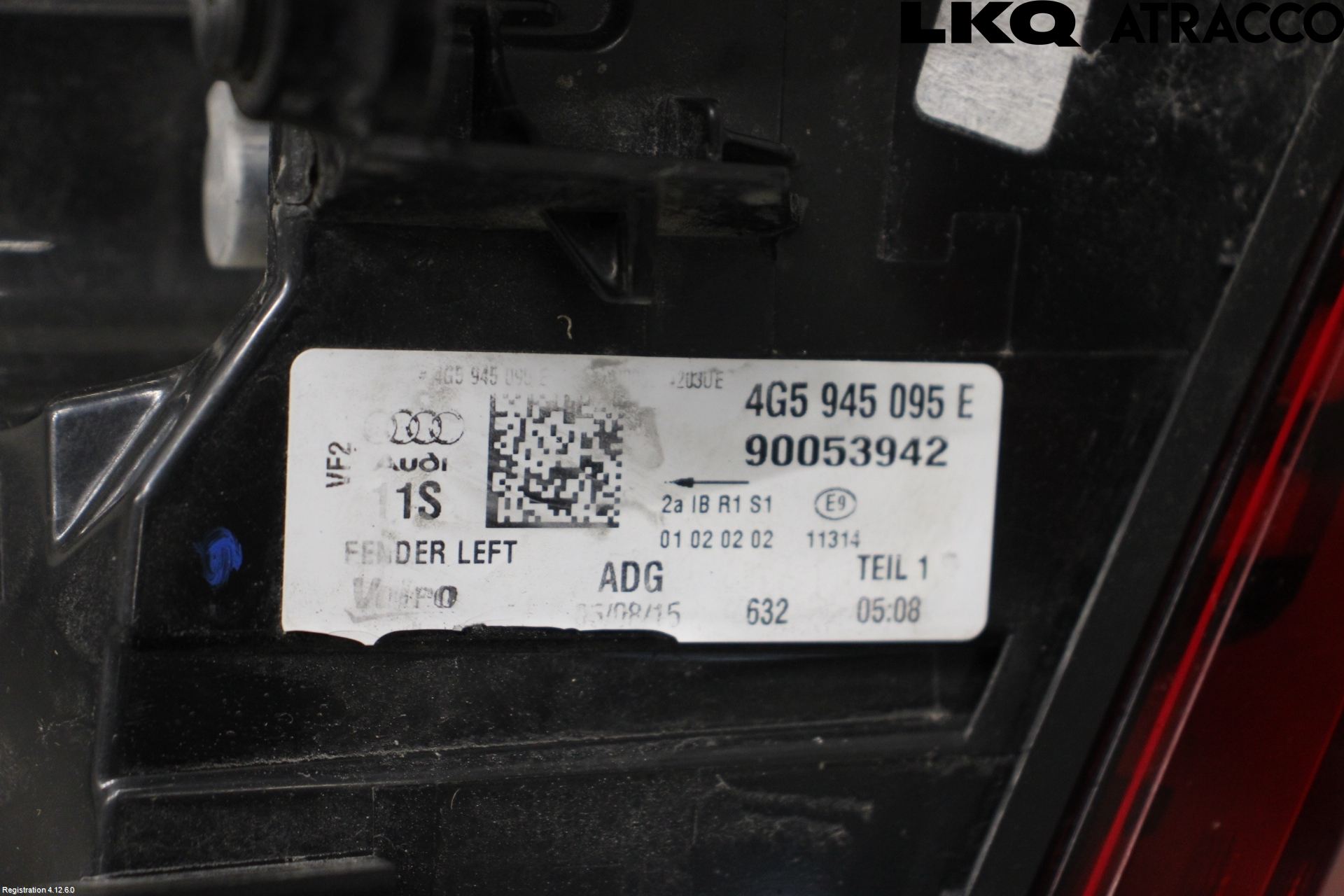 Audi A6/S6 4G 11-18 Baklykt Venstre