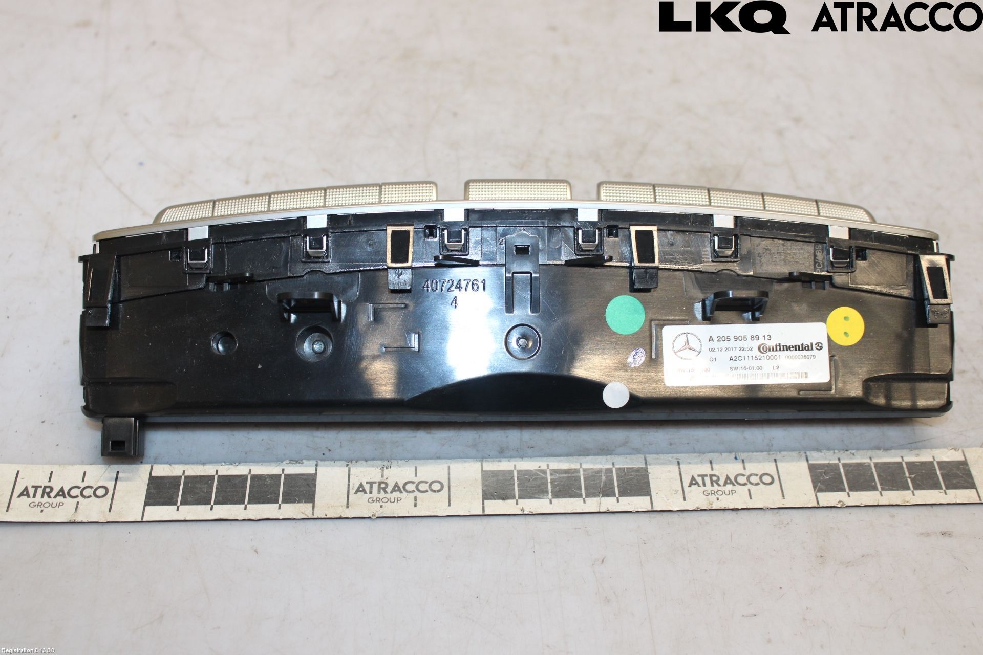 Mercedes-Benz MB GLC-KLASS (X253/C253) 15-22 Varmeapparat Panel(Regulering)