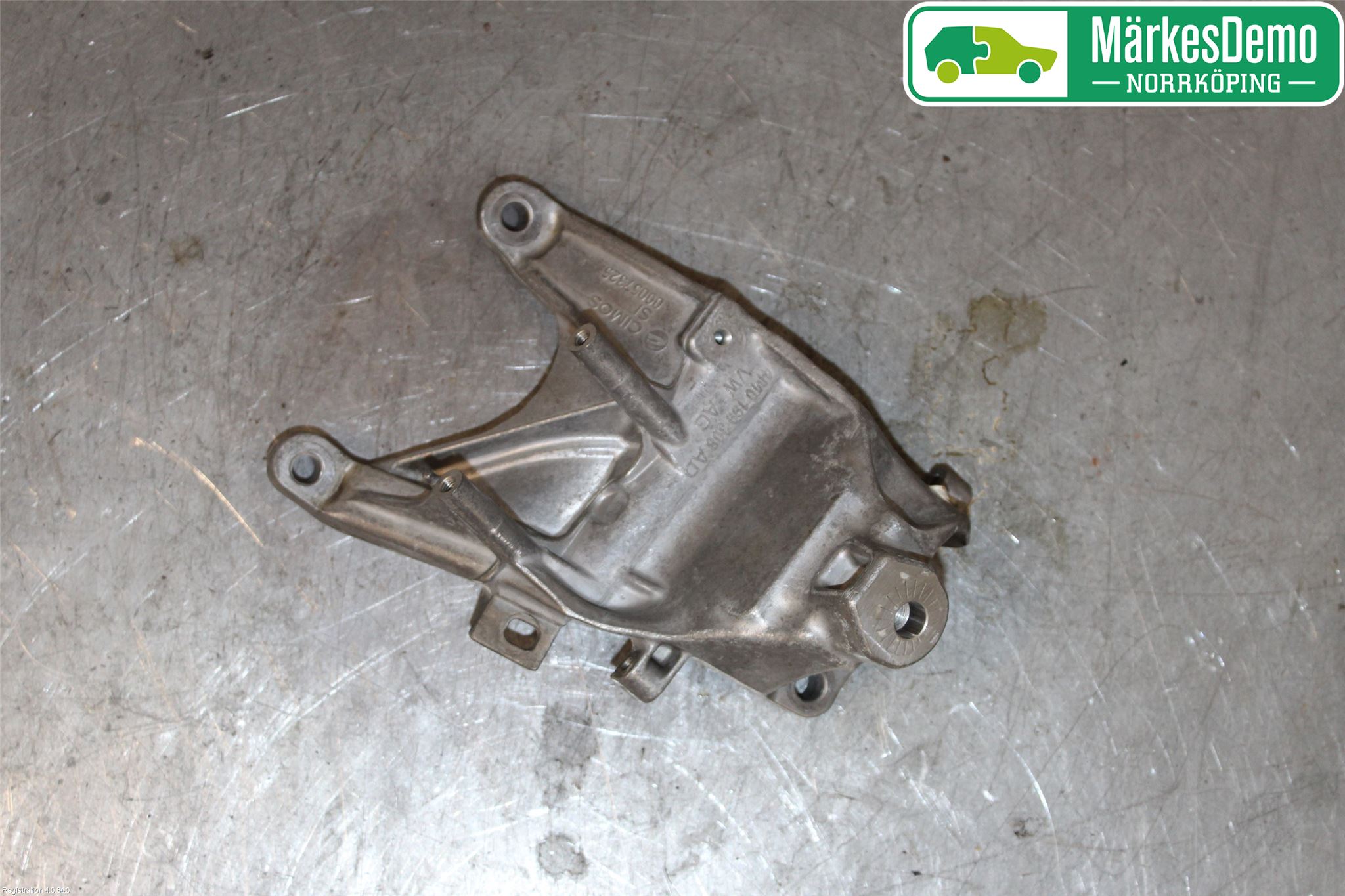 Audi A4/S4 B9 16-19 Motor Feste Stål-Alu