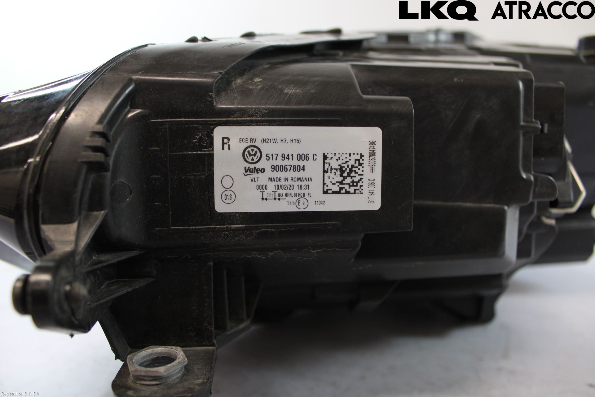 Volkswagen VW GOLF SPORTSVAN 15-20 Frontlykt Høyre