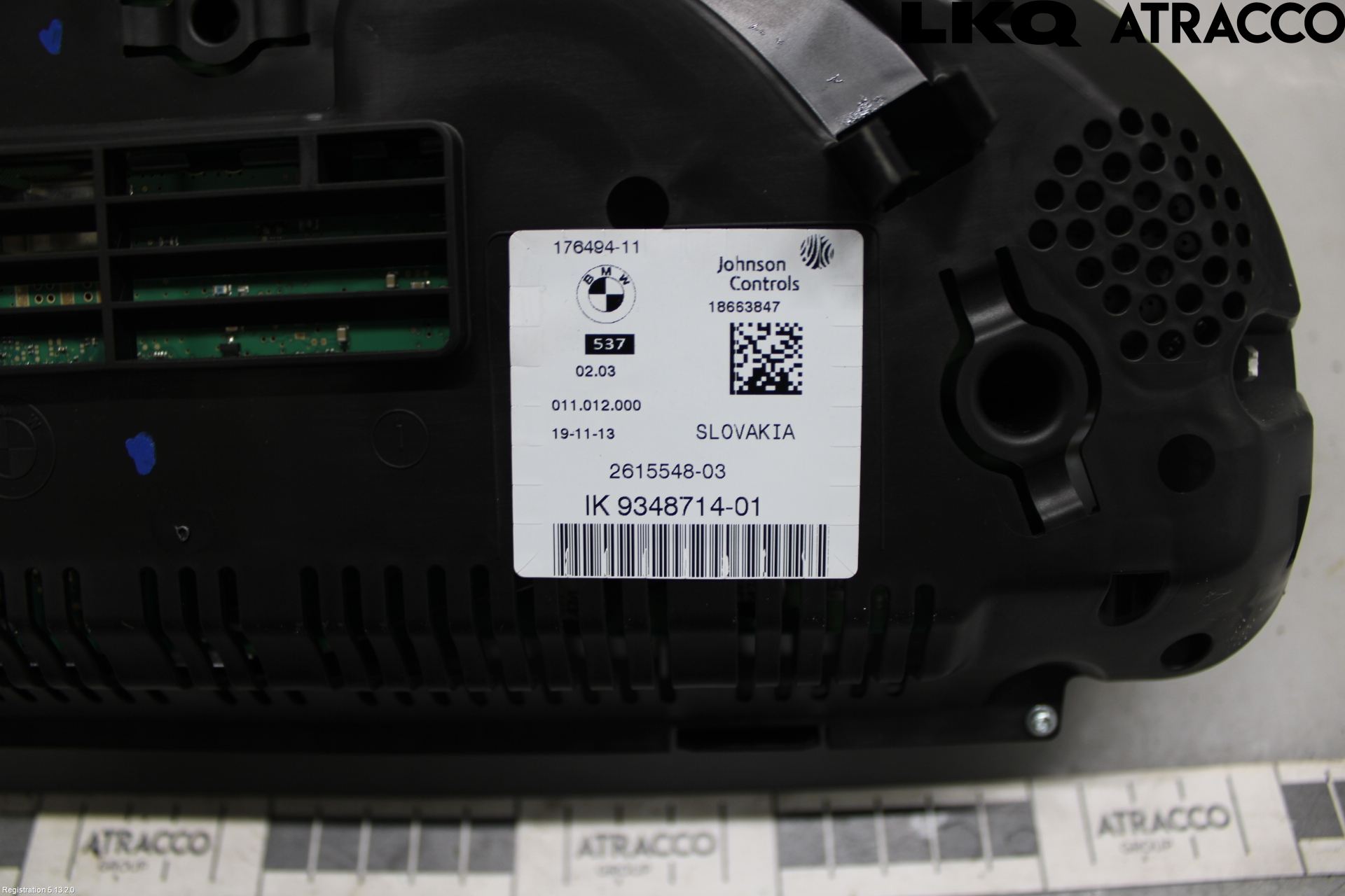 BMW 5 F10/F11/F18 09-17 Instr Kombinert