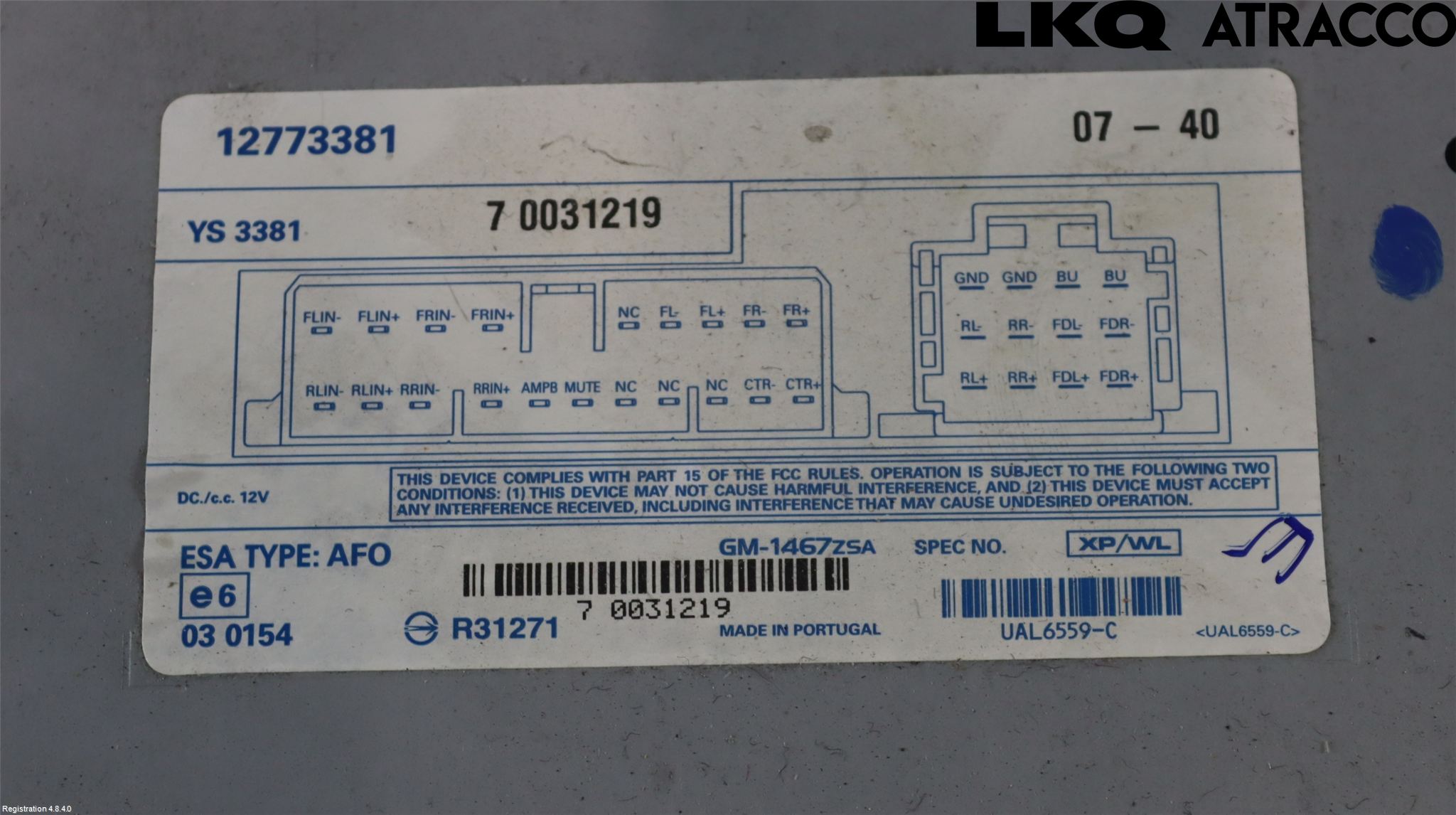 Saab 9-3 VER2/VER3 08-15 Stereo Forsterker
