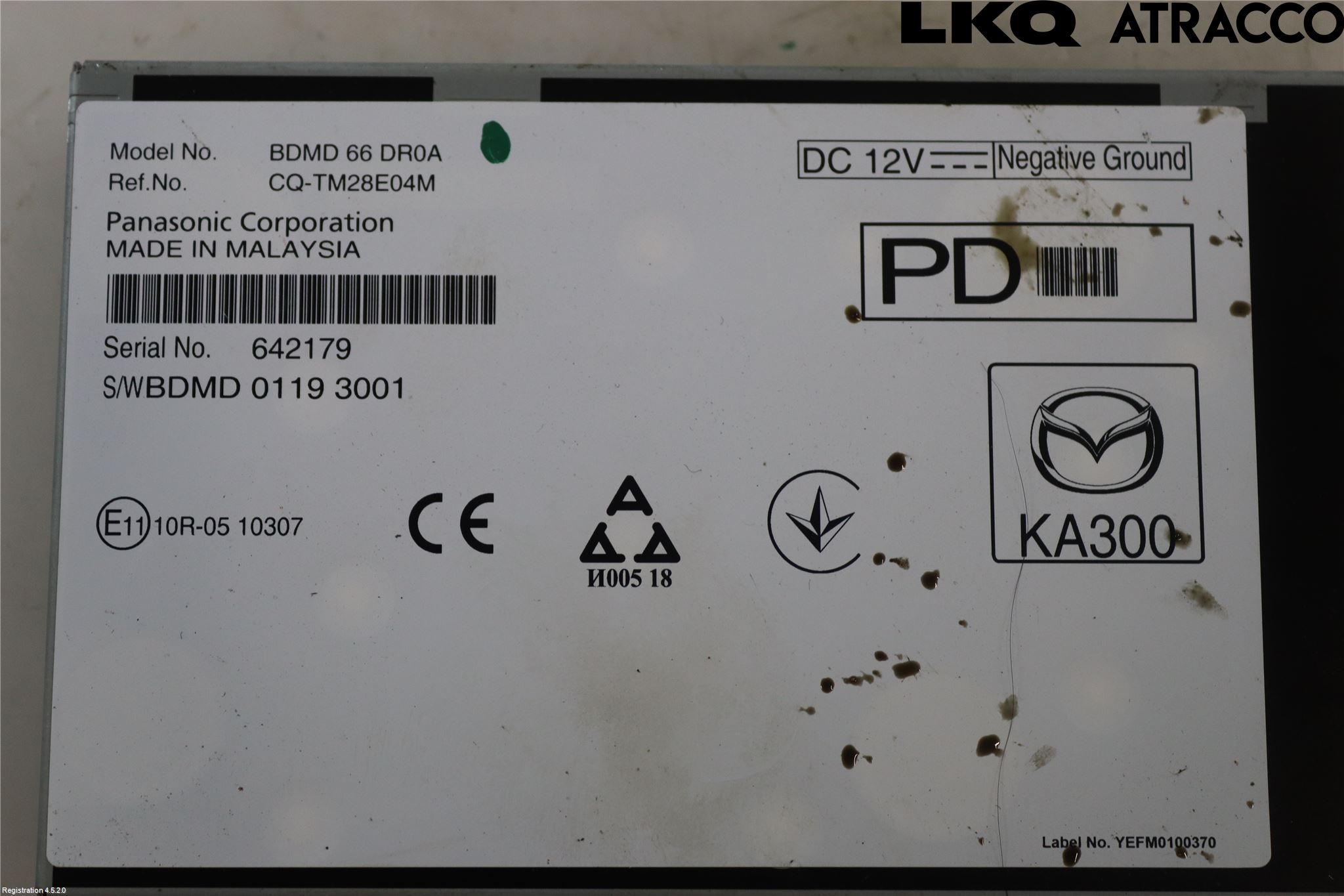 Mazda CX-30 20- Stereo Radio Med Cd