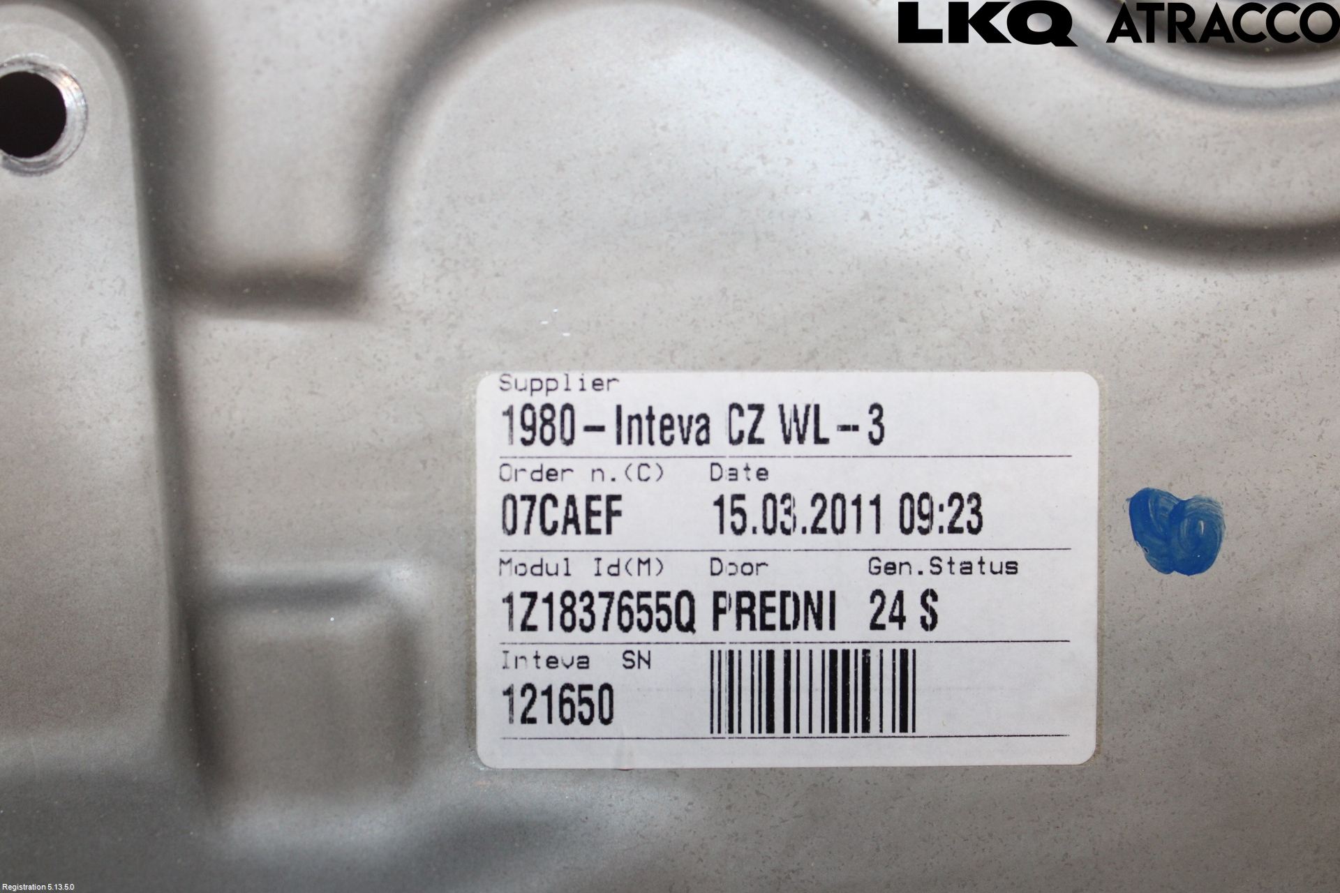 Skoda OCTAVIA (1Z) 05-13 Vindusheis El Komp