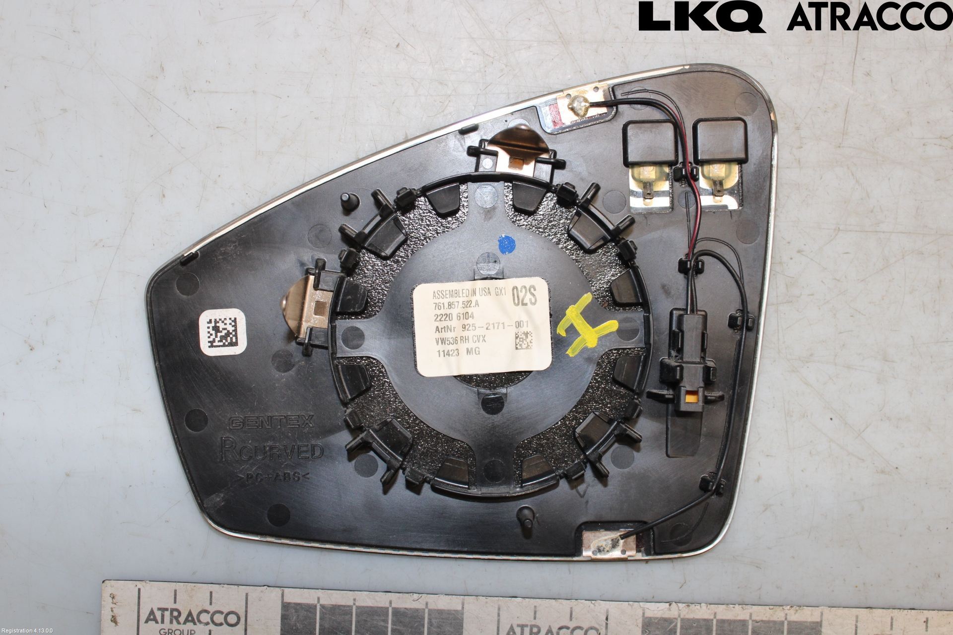 Volkswagen VW TOUAREG CR 18- Speil Glass H