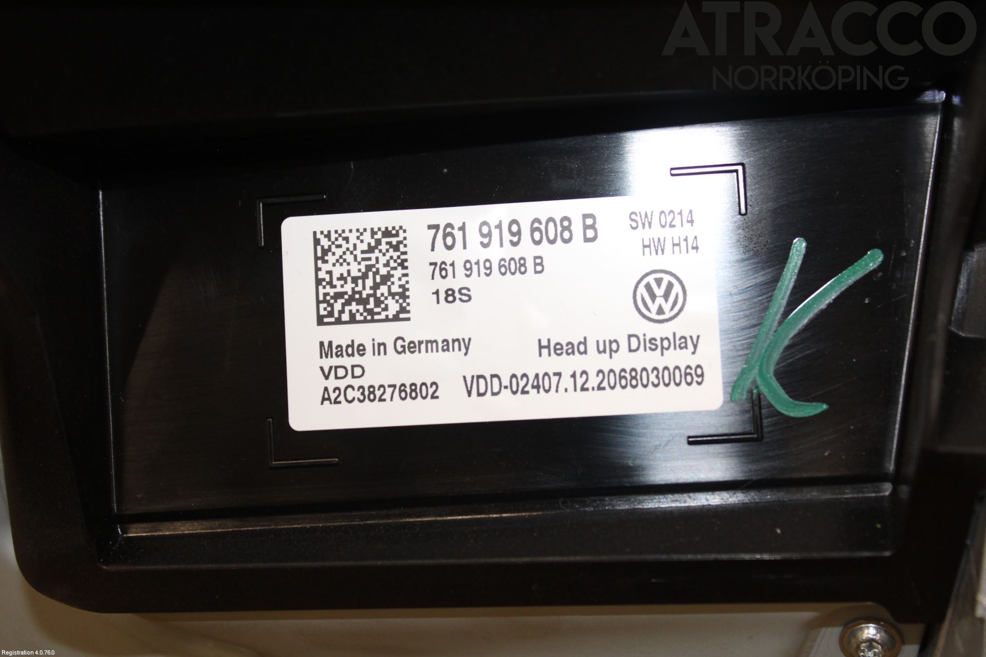 Volkswagen VW TOUAREG CR 18- Instr Kombinert