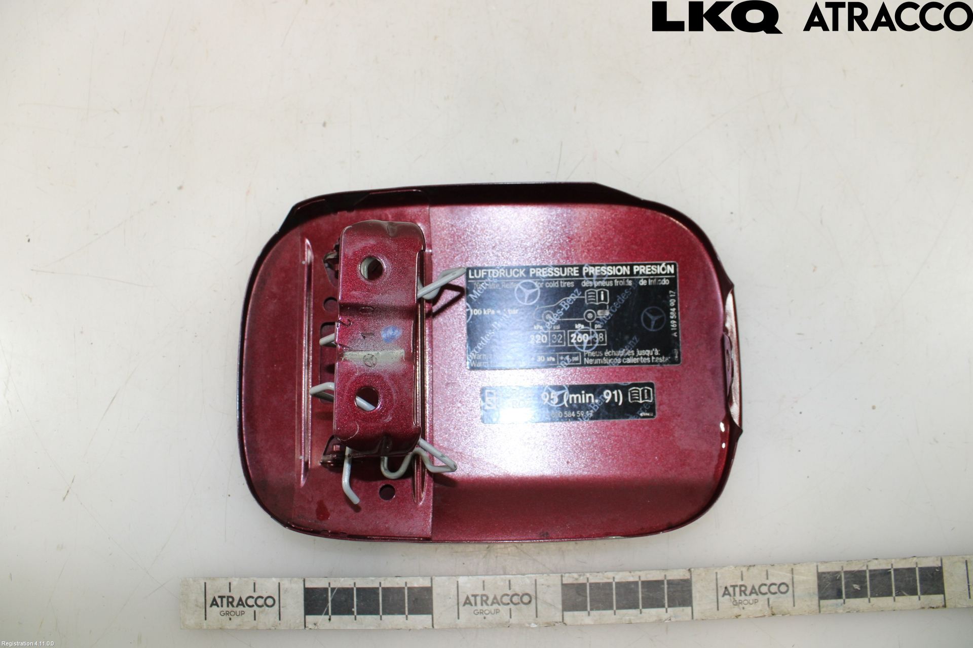 Mercedes-Benz MB B-KLASS (W245) 05-12 Drivstoff Tankluke