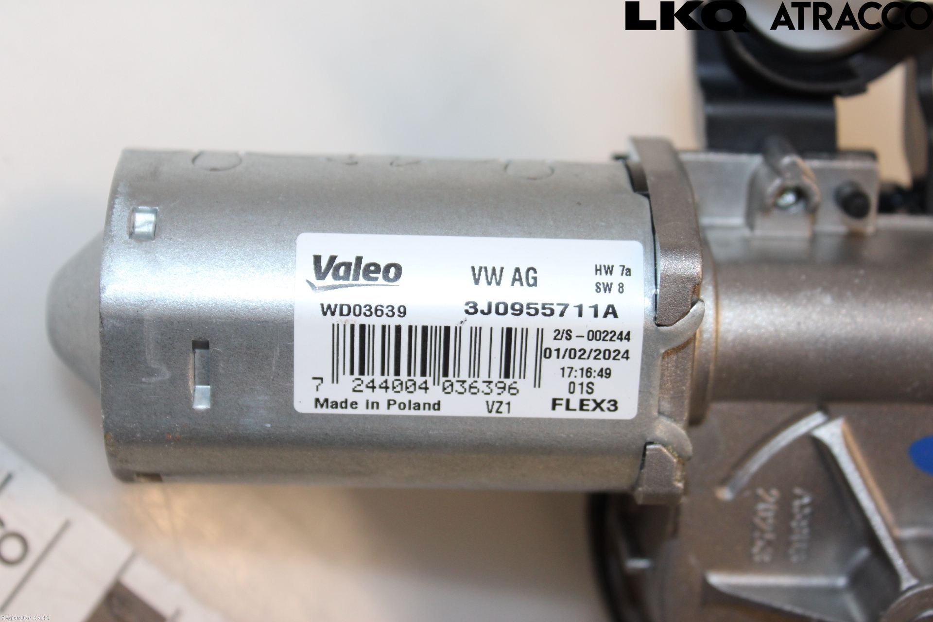 Volkswagen VW PASSAT 24- Viskermotor Bakluke