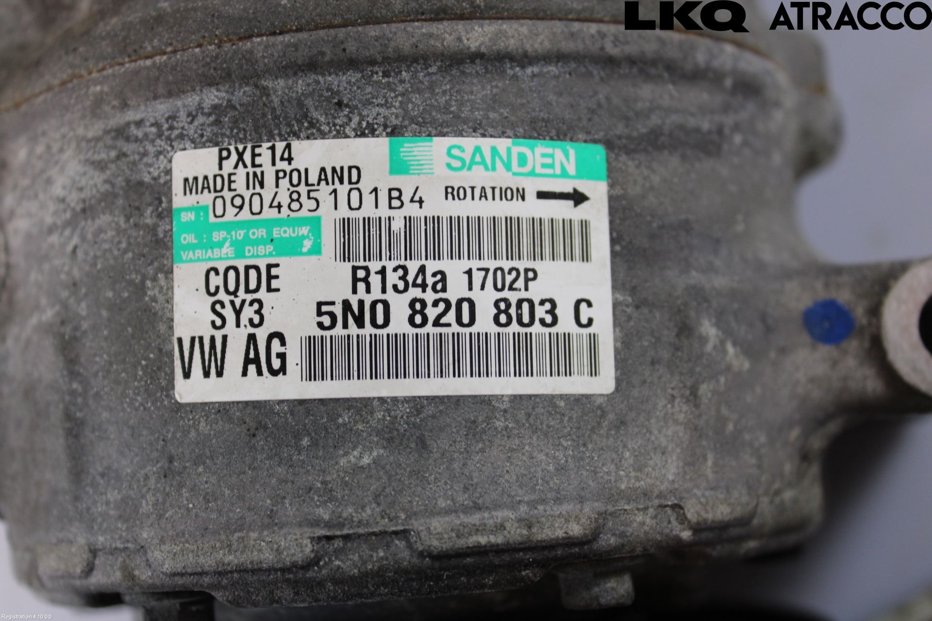 Audi A3/S3 05-13 Varme Ac Kompressor