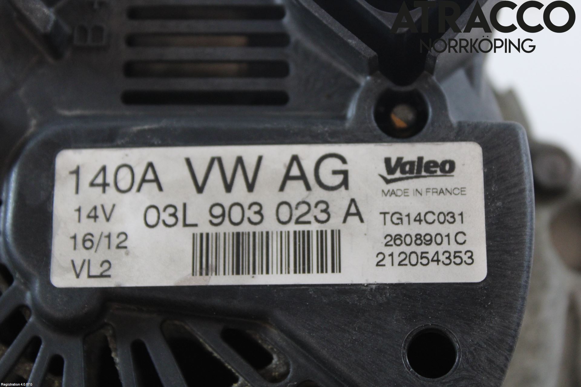 Audi A3/S3 05-13 Dynamo