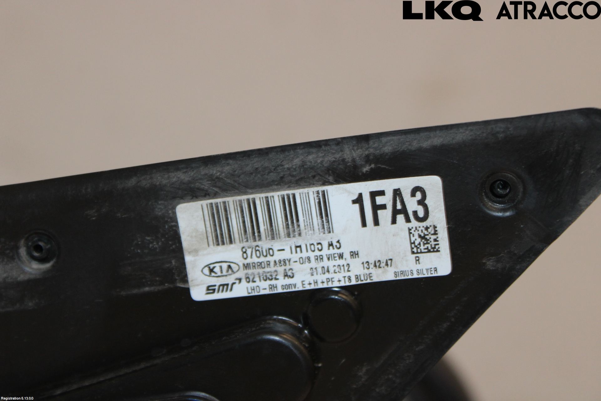 Kia CEED 06-12 Speil H M-El Justering