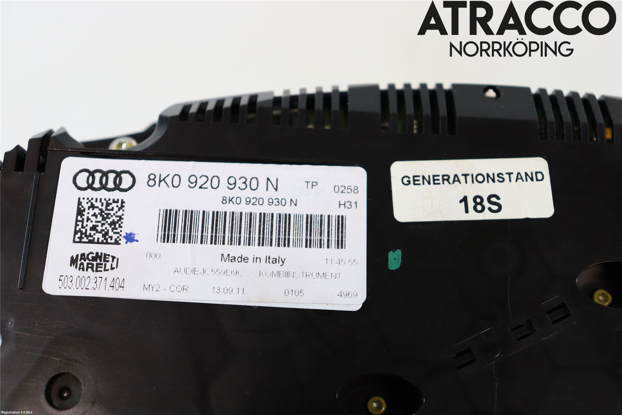 Audi A4/S4 08-11 Instr Kombinert
