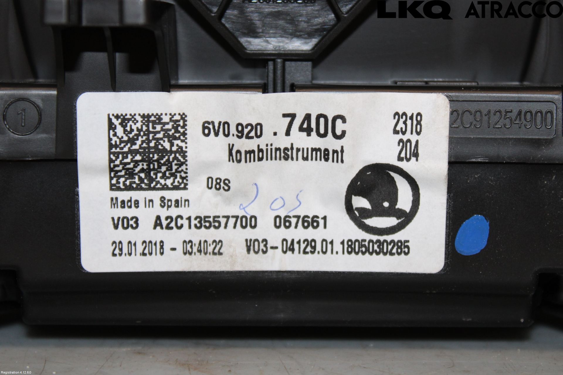 Skoda FABIA 15-21 Instr Kombinert