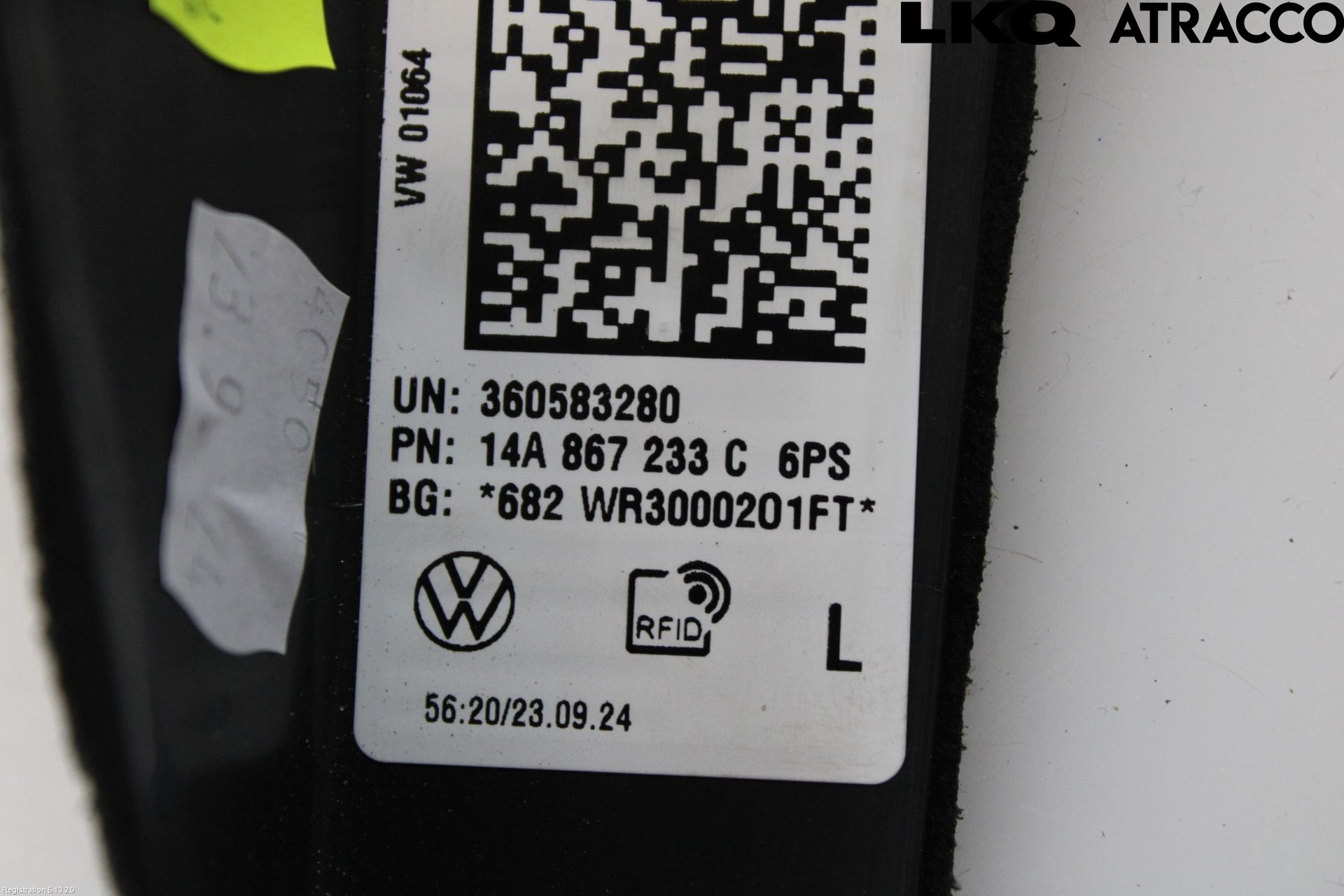 Volkswagen VW ID.7/TOURER 24- Innr Deksel A-B-C Stolpe