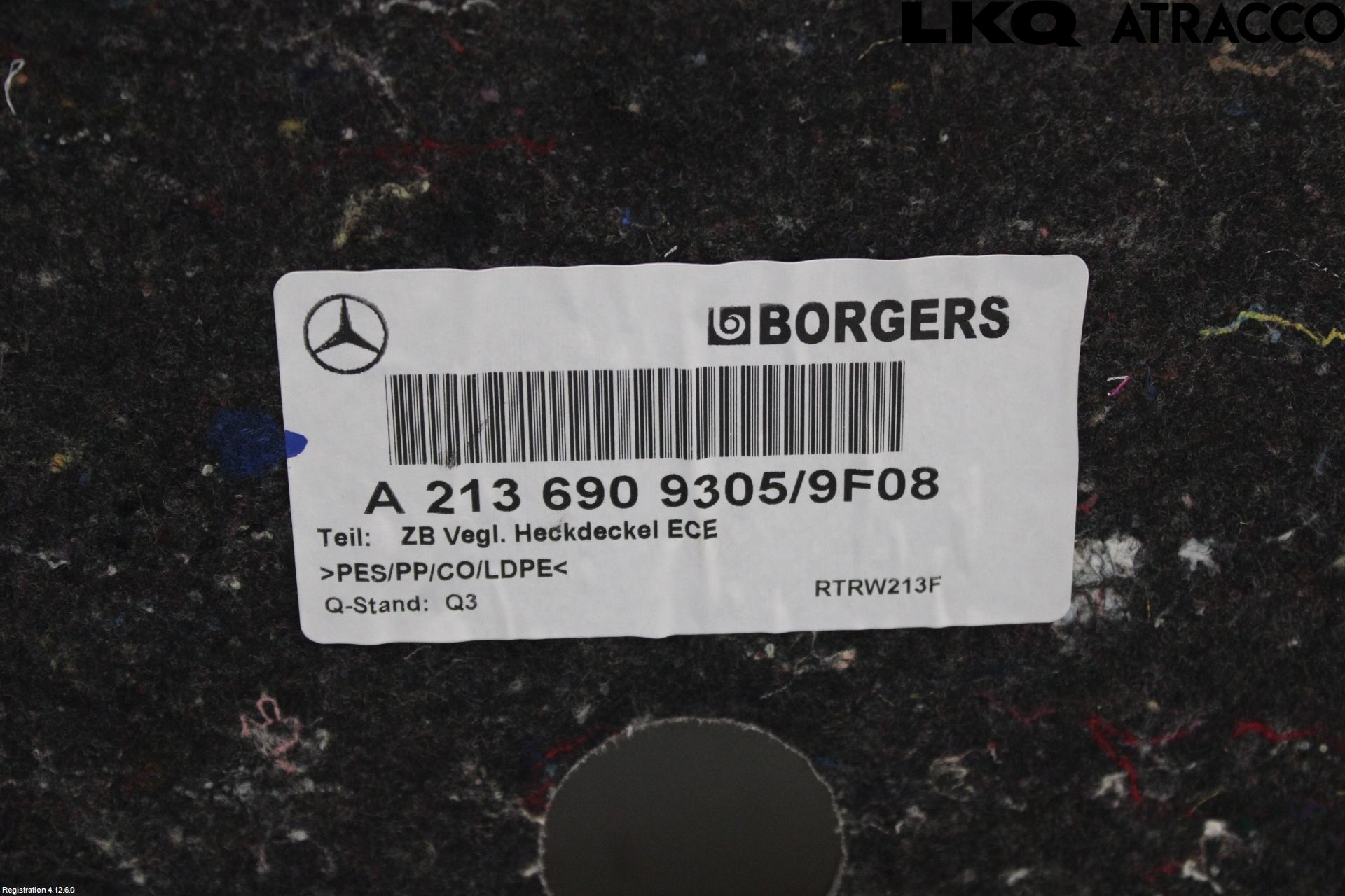 Mercedes-Benz MB E-KLASS (W213) 16-23 Innr Bakluketrekk