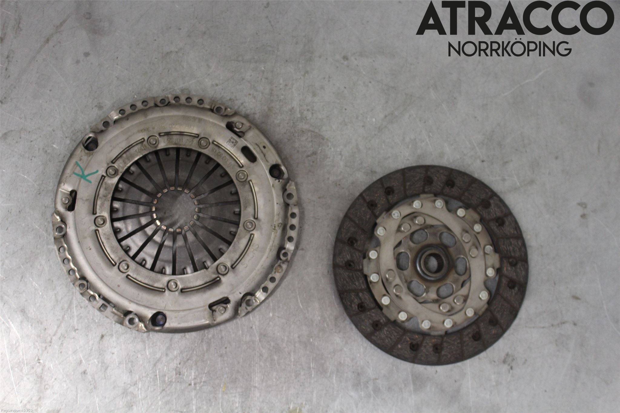 Volkswagen VW GOLF / E-GOLF VII 13-20 Clutch Trykkplate
