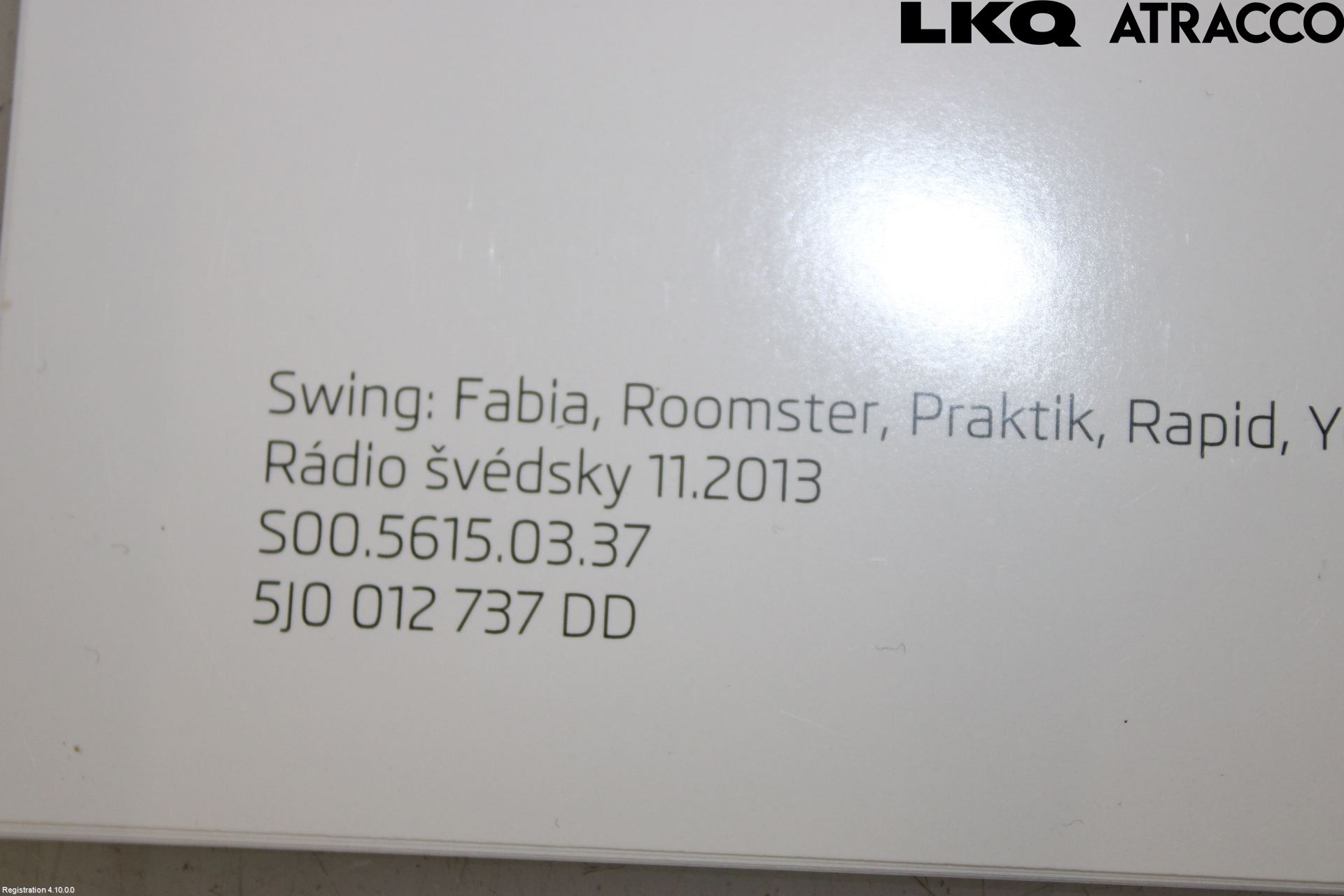 Skoda RAPID Instruksjonsbok