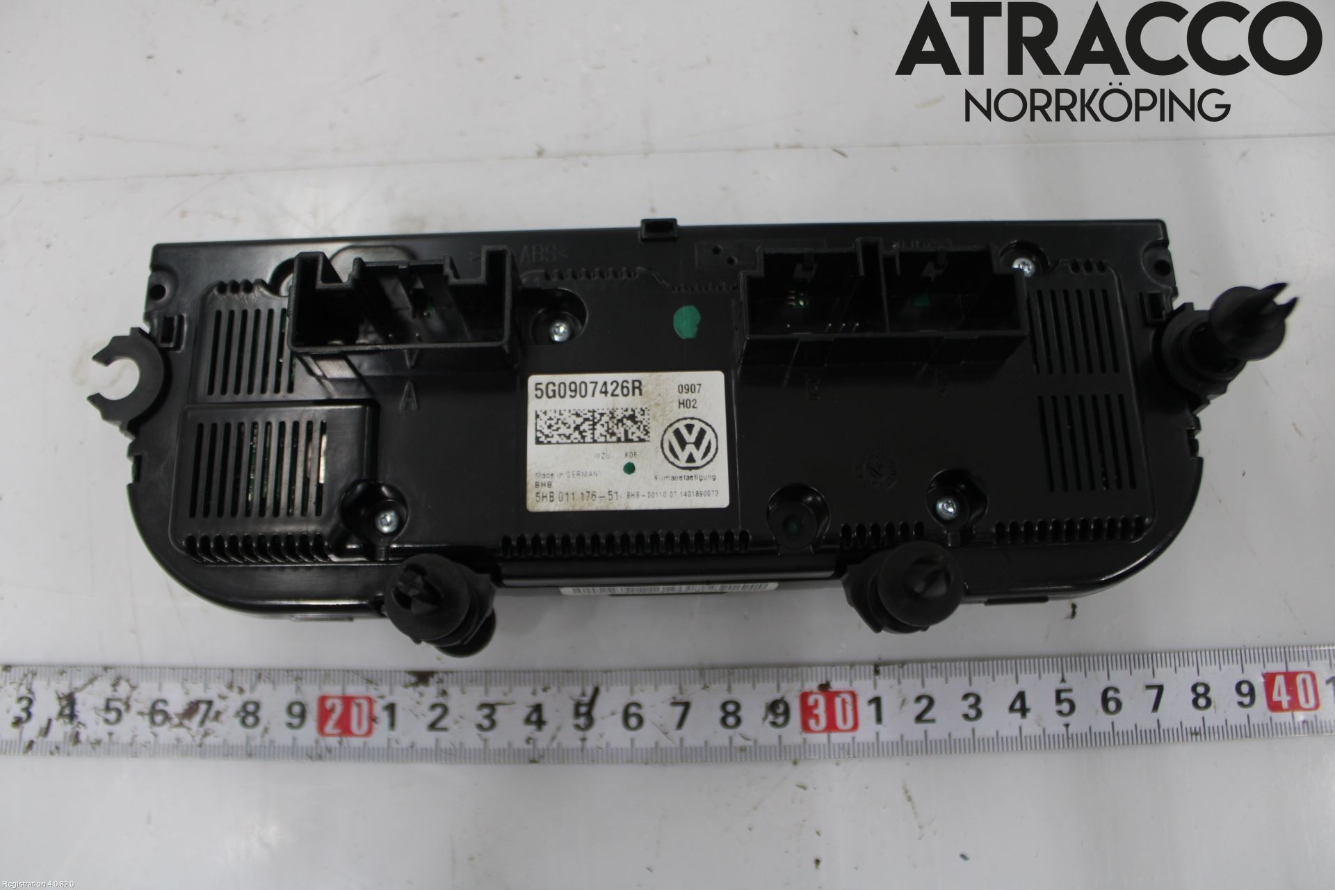 Volkswagen VW GOLF / E-GOLF VII 13-20 Varmeapparat Panel(Regulering)