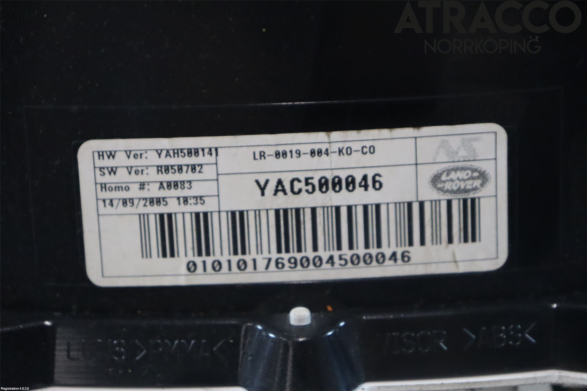 Landrover LAND ROVER DISCOVERY 3 05-09 Instr Kombinert