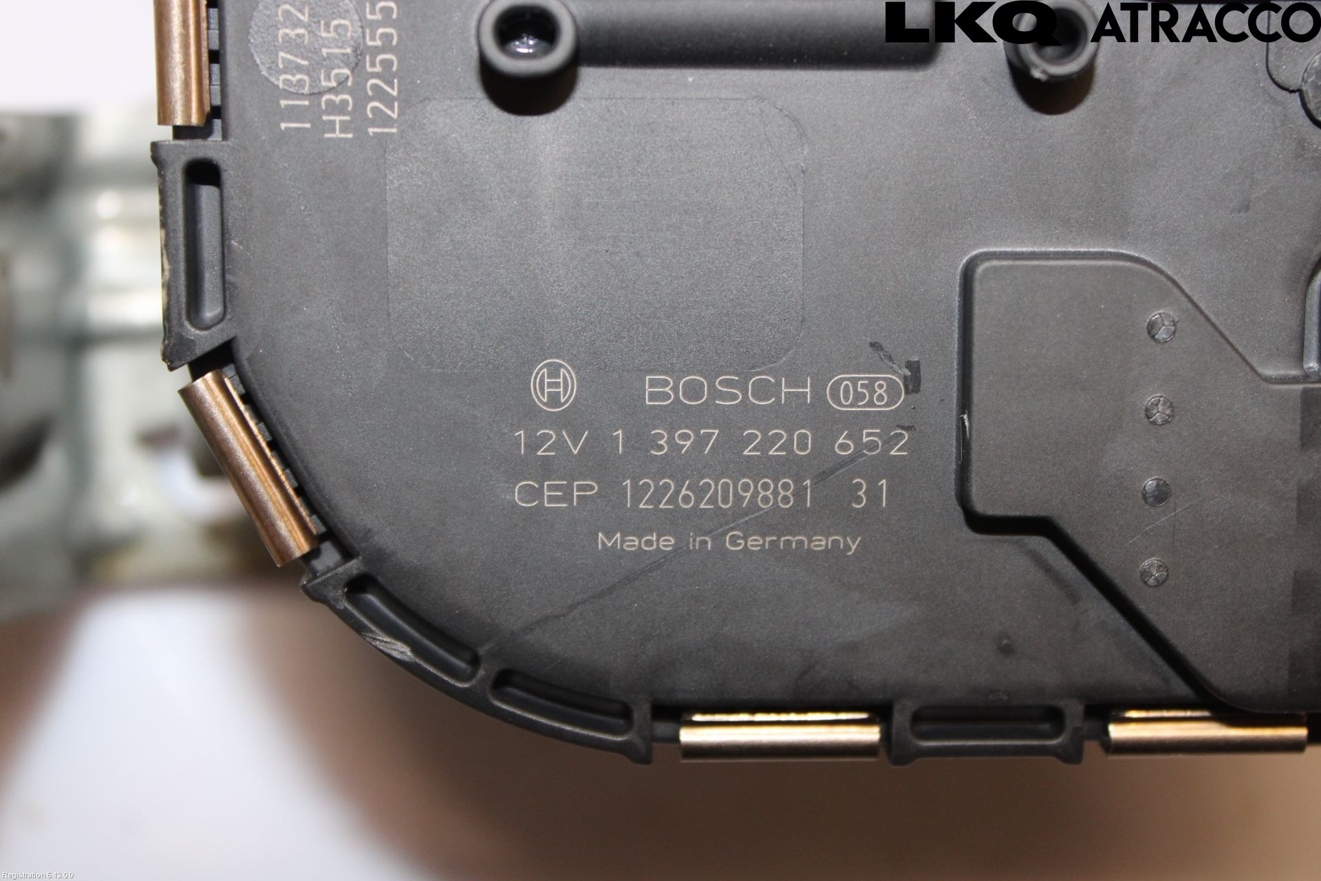 Volkswagen VW GOLF PLUS/CROSS GOLF 04-14 Viskeroverføring Frontrute