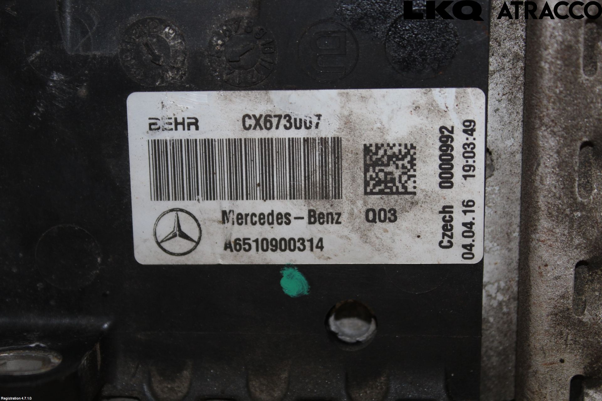 Mercedes-Benz MB GLC-KLASS (X253/C253) 15-22 Intercooler Radiator