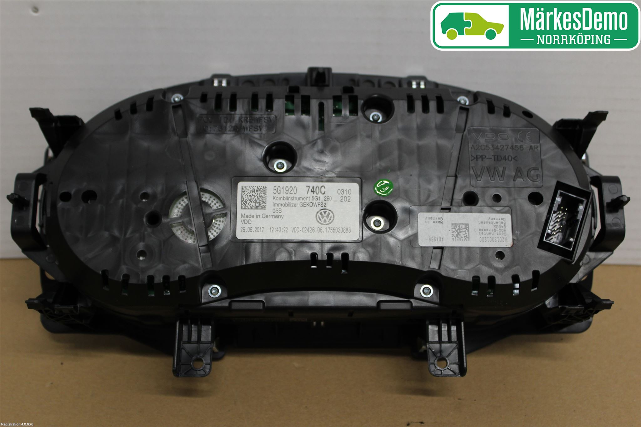 Volkswagen VW GOLF / E-GOLF VII 13-20 Instr Kombinert