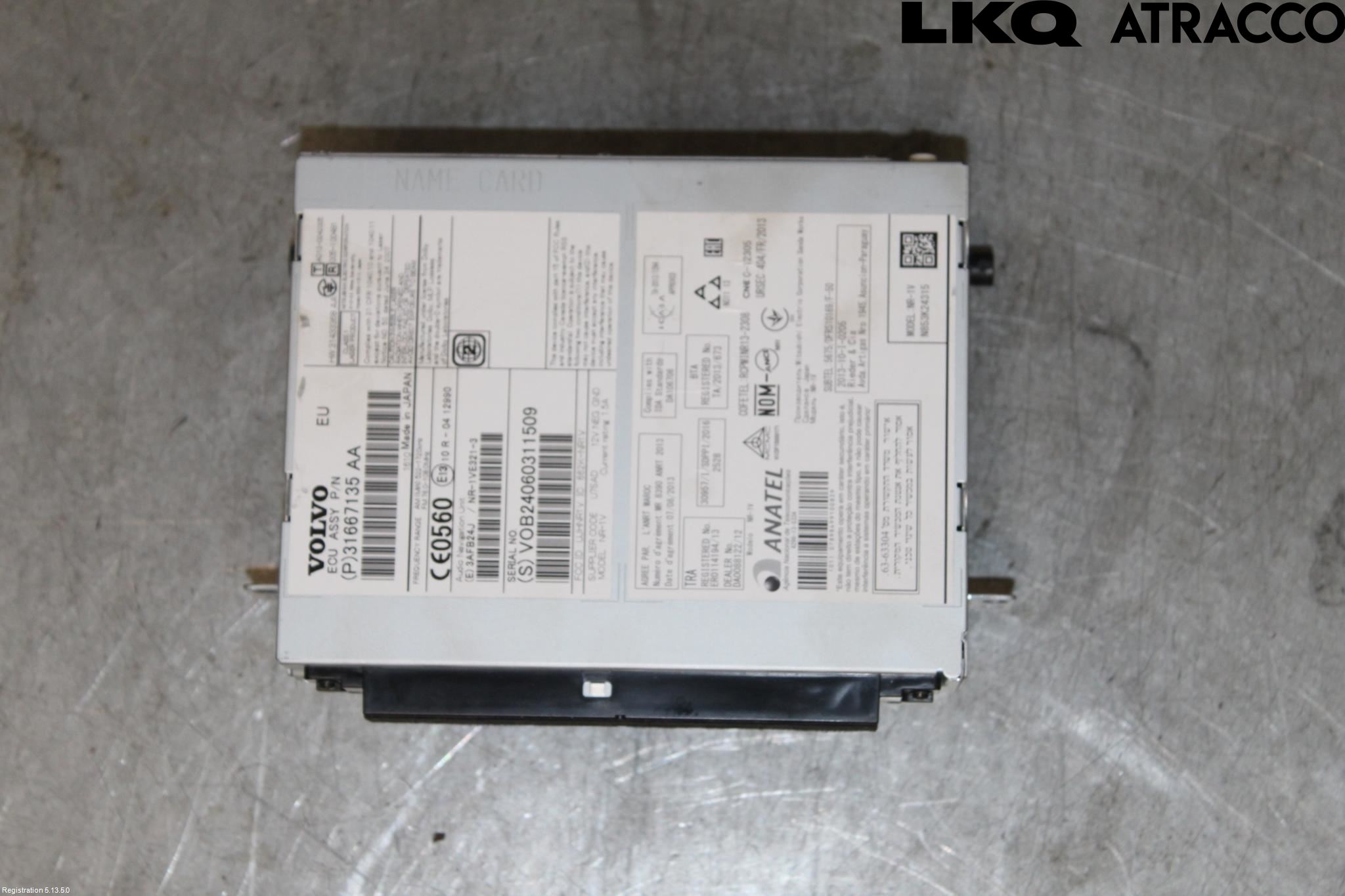 Volvo S60 14-18 Stereo Radio Med Cd