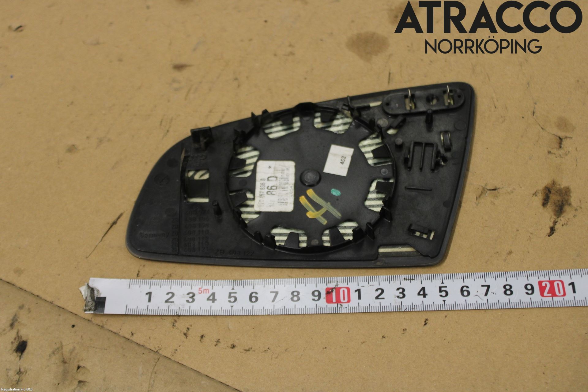 Audi A4/S4 05-07 Speil Glass H