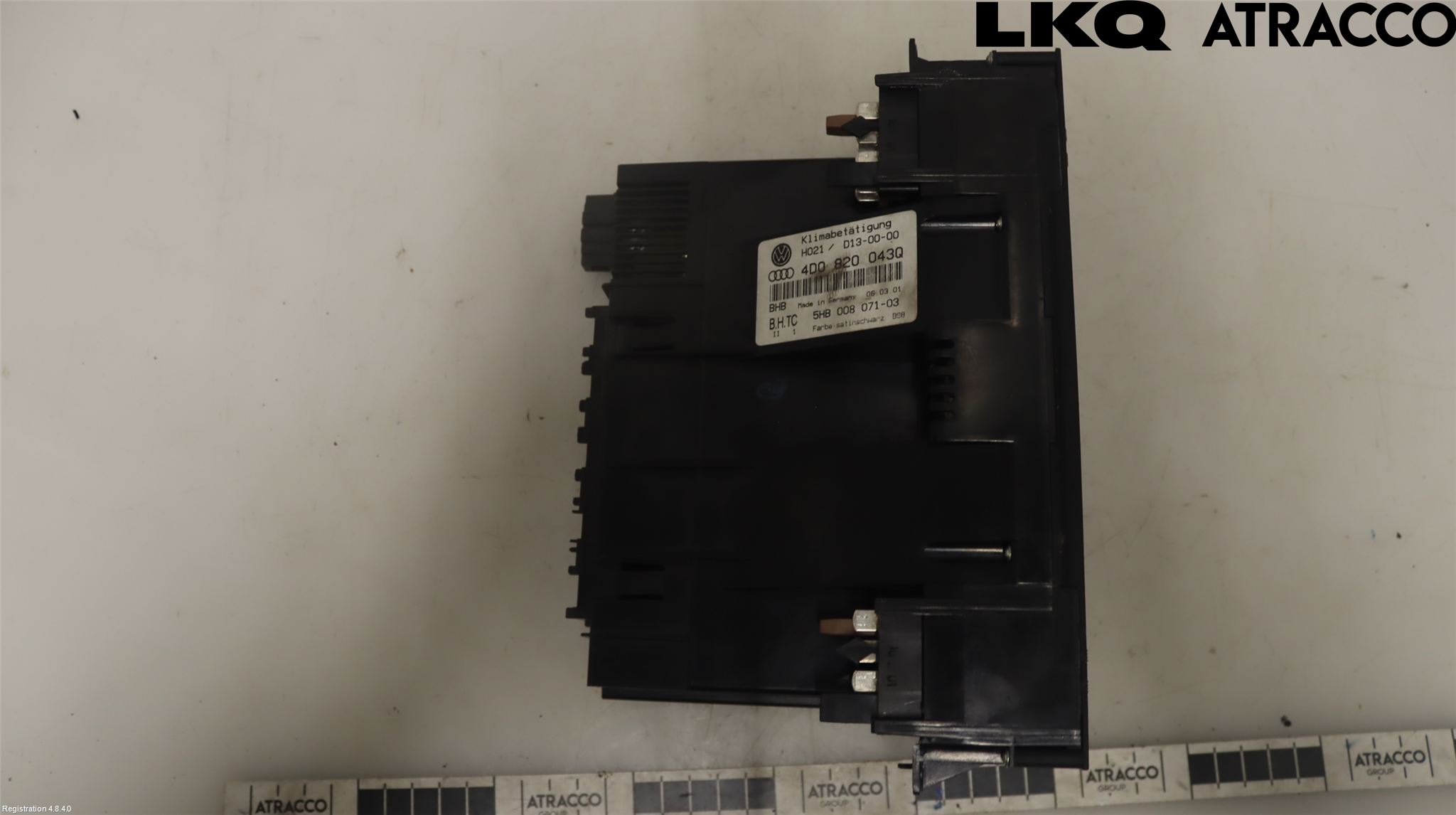 Audi A8/S8 4D 94-02 Varmeapparat Panel(Regulering)
