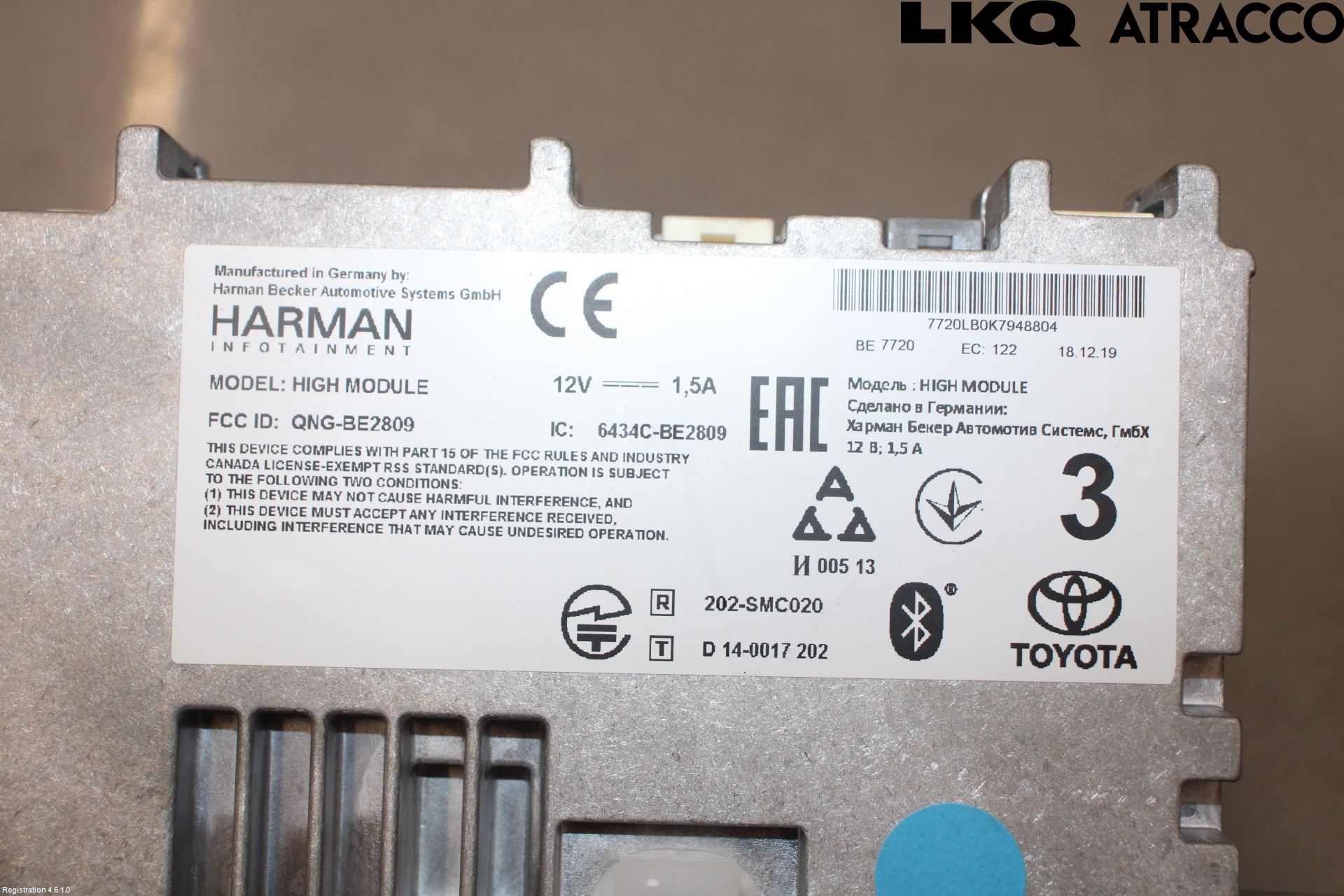 Toyota RAV4 13-18 Stereo Radio Med Cd