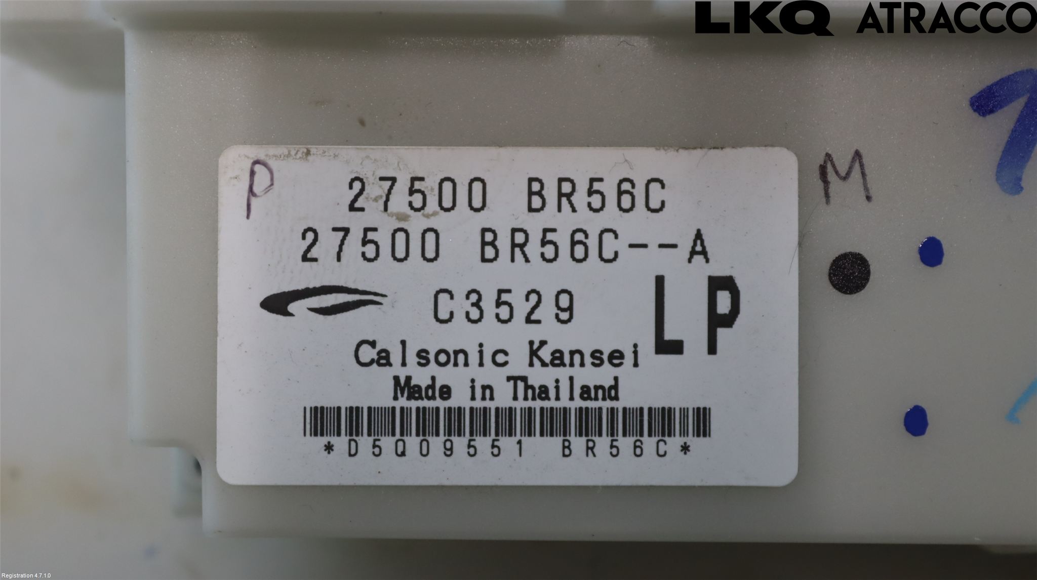 Nissan QASHQAI 10-14 Varme Ac Betjening-Display