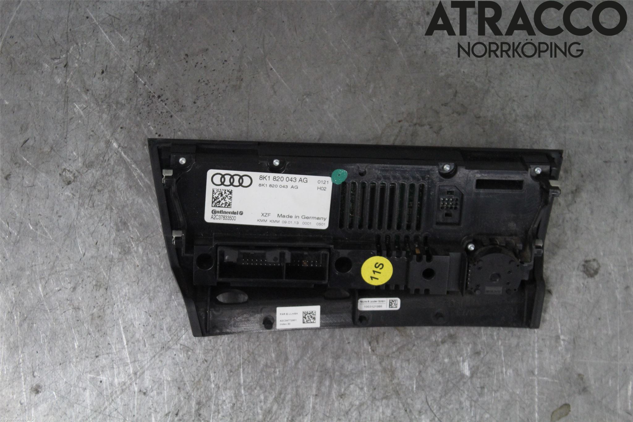 Audi A4 12-15 Varmeapparat Panel(Regulering)