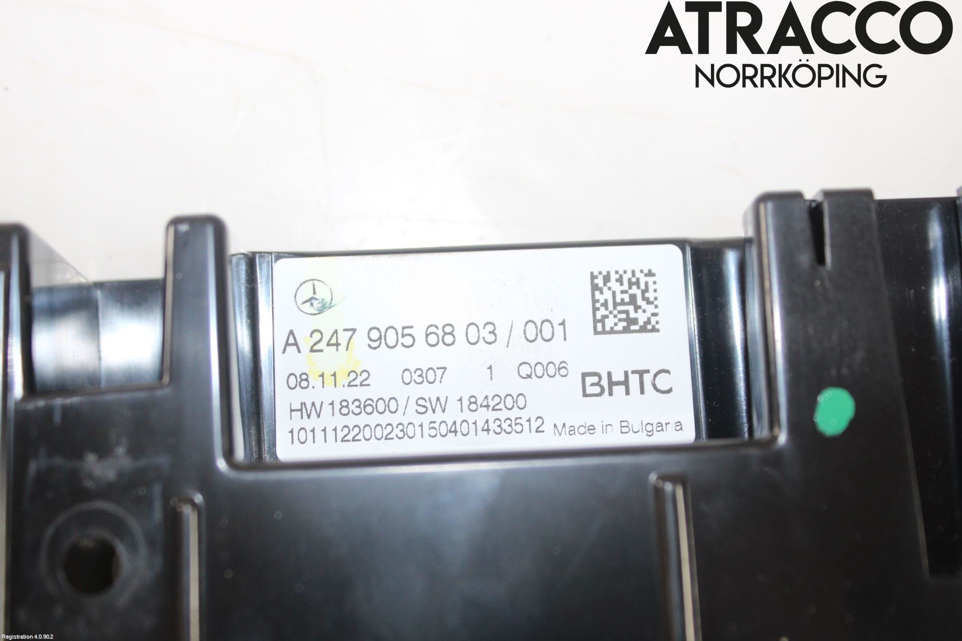 Mercedes-Benz MB A-KLASS (W177) 18- Varmeapparat Panel(Regulering)