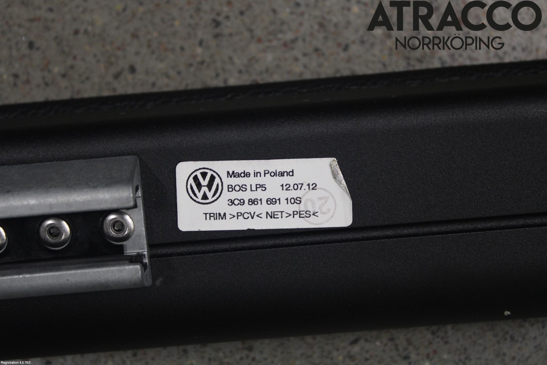 Volkswagen VW PASSAT 11-14 Innr Lastenett