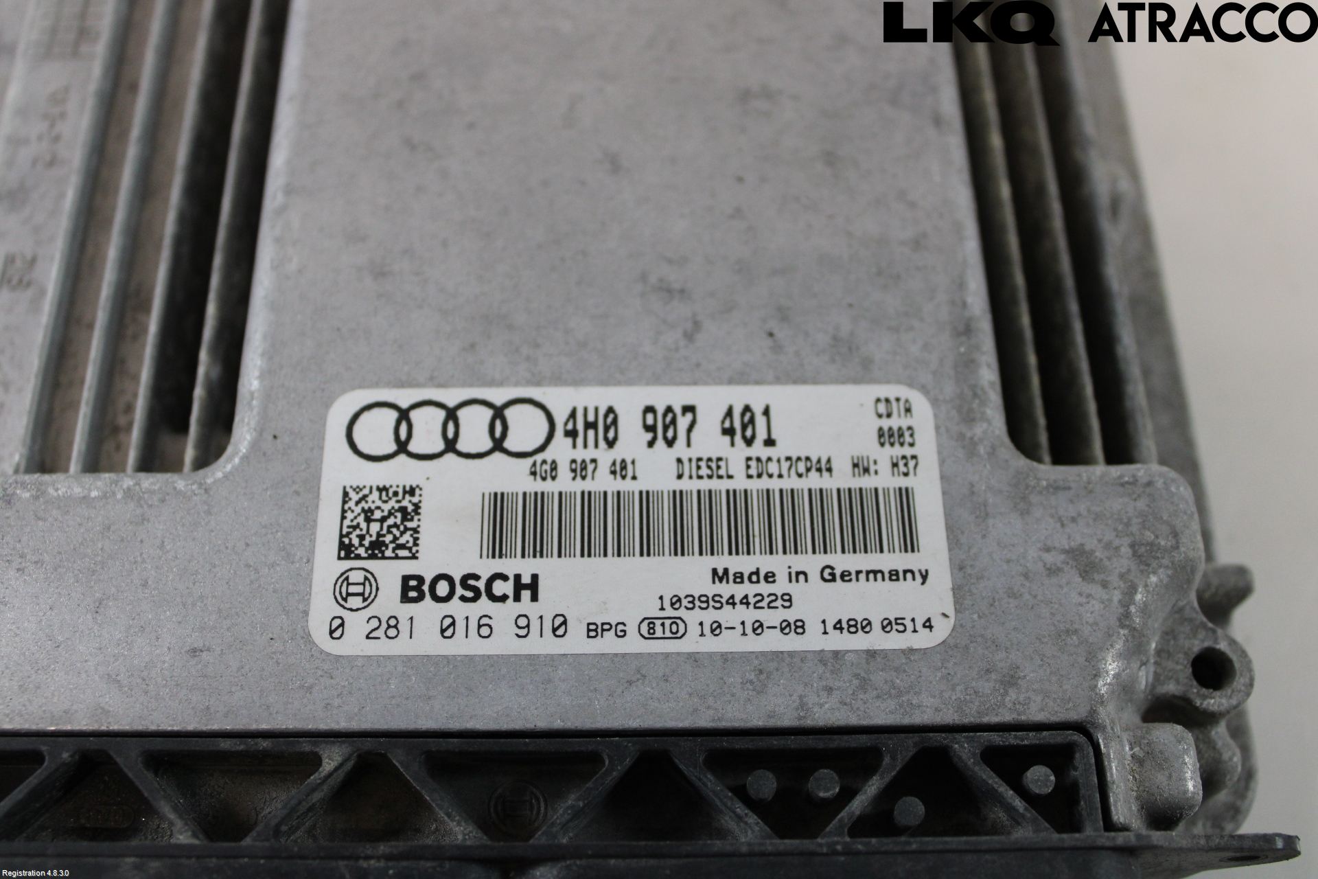 Audi A8/S8 4H 10-17 Styreenhet Dieselpumpe