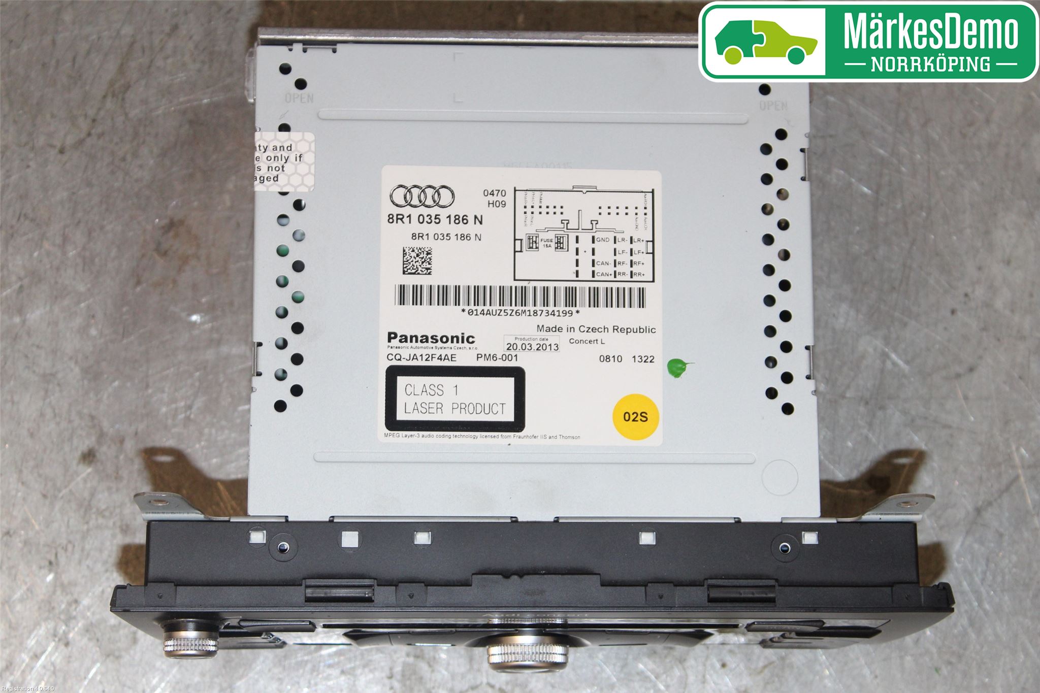 Audi Q5 09-16 Stereo Radio Med Cd